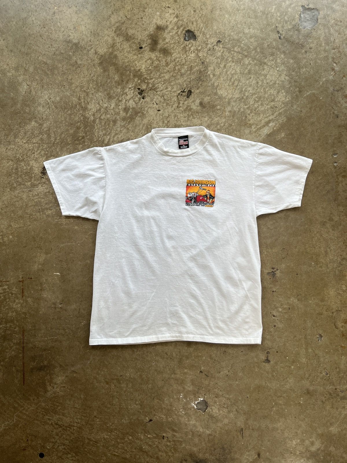 Harley Davidson Vintage Big Johnson Motorcycles Feel the Power Tee XL Size US XL / EU 56 / 4 - 5 Thumbnail