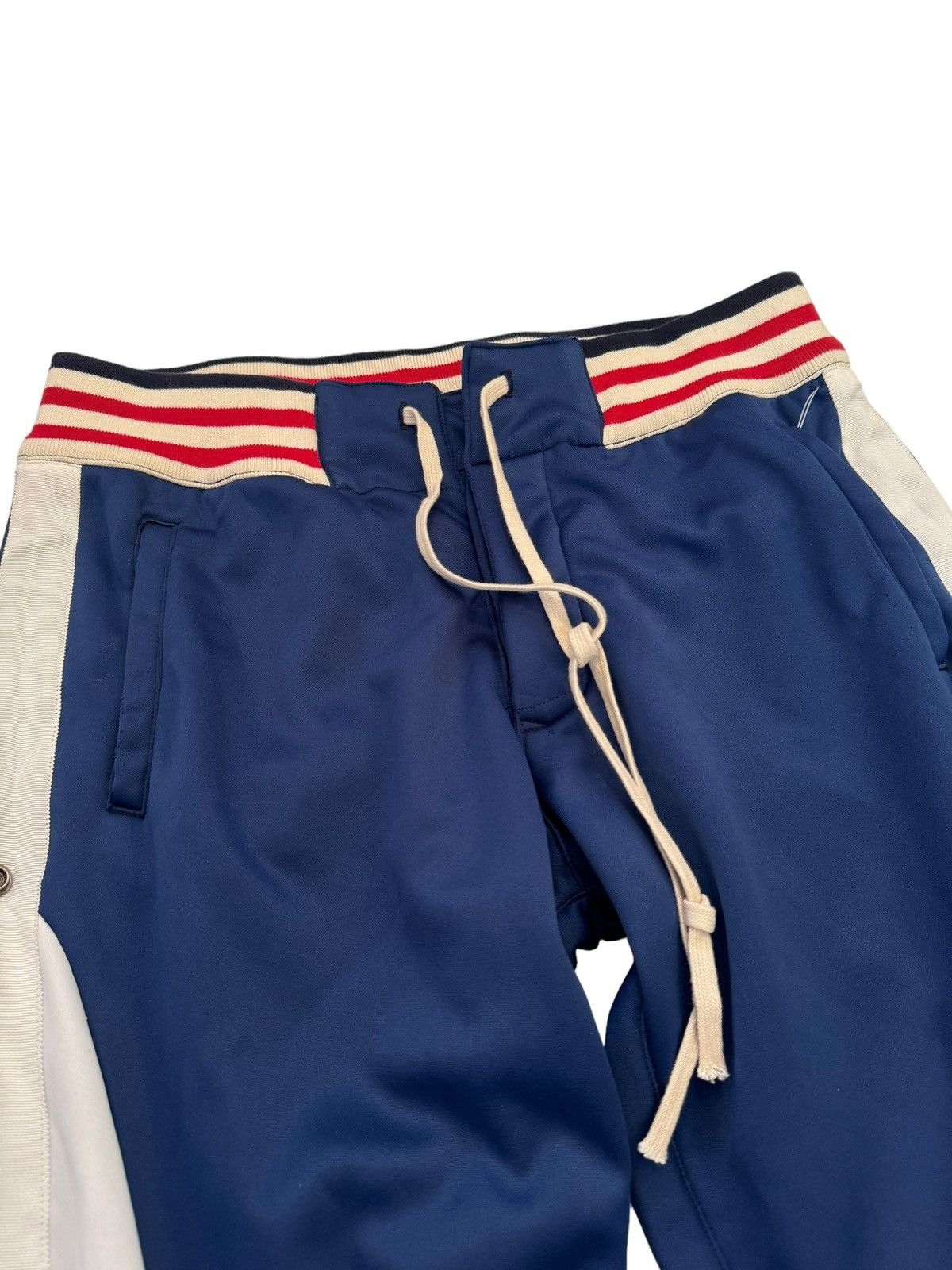 Greg Lauren Sz3 $890 Blue Borg 50/50 Trackpant Sweats Size US 32 / EU 48 - 3 Thumbnail
