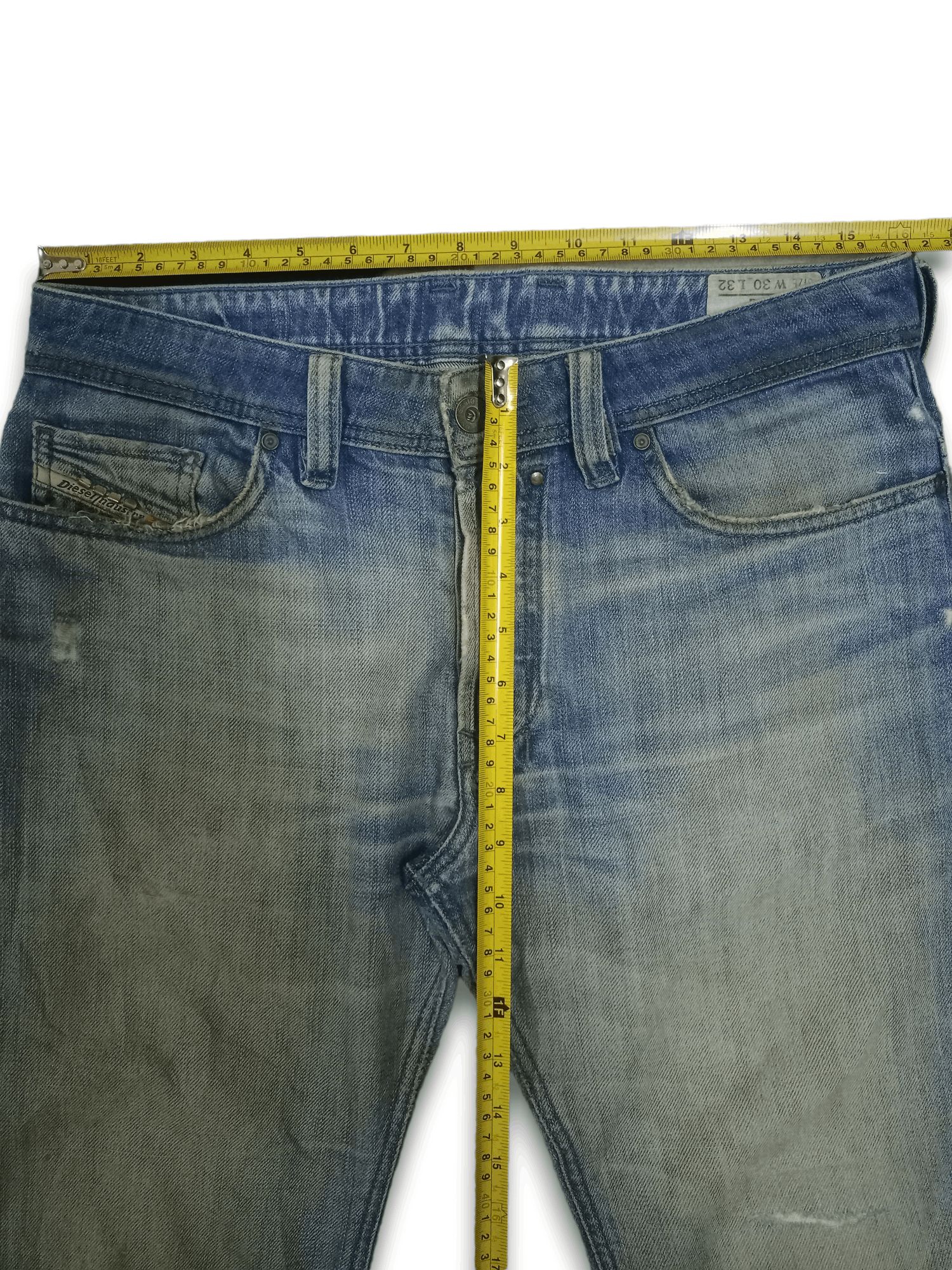 Diesel Vintage Diesel Industry Safado Mud Wash Distressed Jeans Size US 32 / EU 48 - 11 Thumbnail