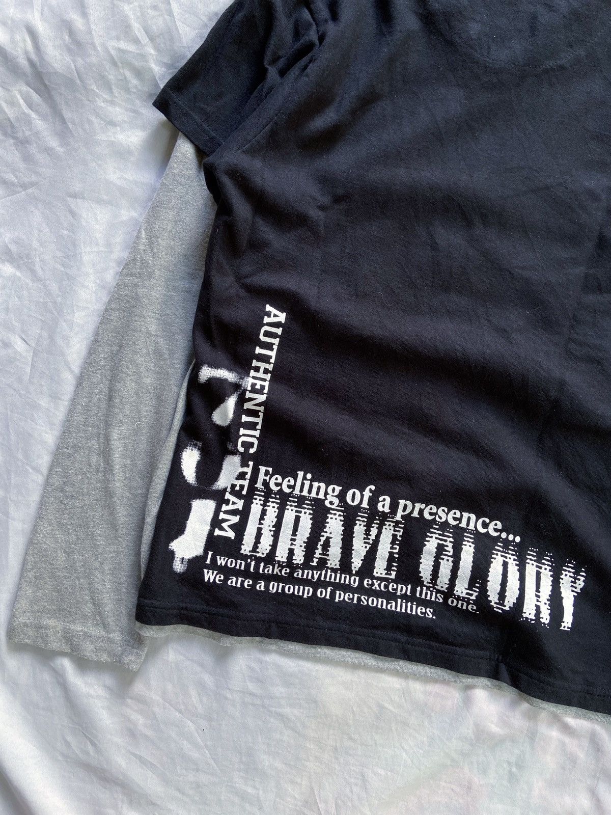 Japanese Brand SEVEN ZERO ONE DOUBLE LAYER LONG SLEEVE Size US S / EU 44-46 / 1 - 12 Thumbnail