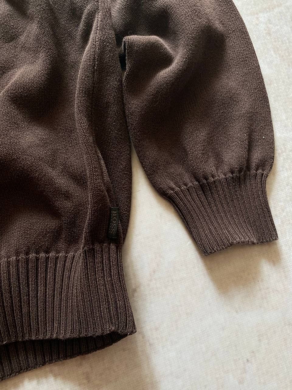 Hugo Boss × Vintage Vintage Hugo Boss Zip Up Sweater/Cardigan Size US M / EU 48-50 / 2 - 4 Thumbnail