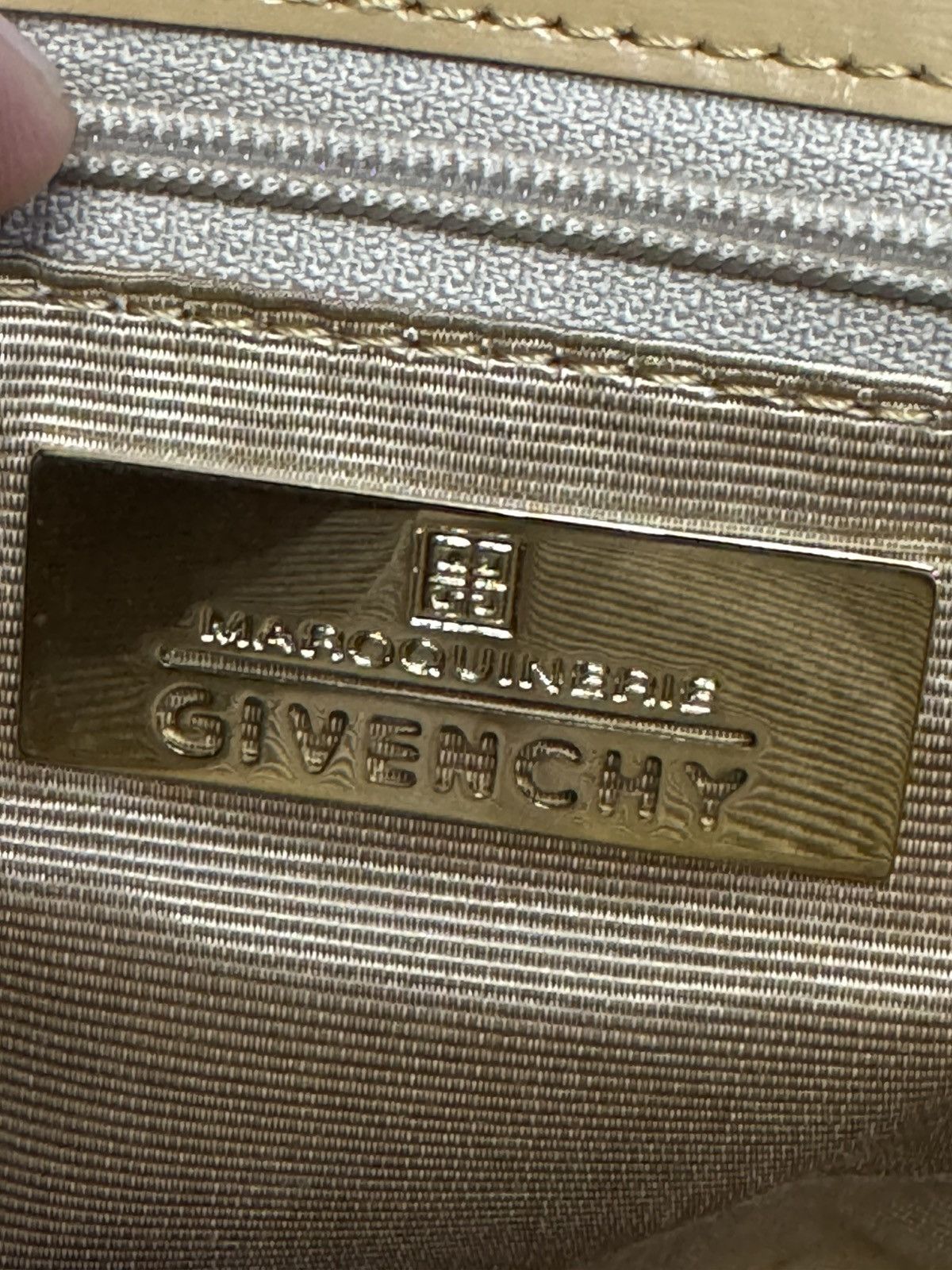 Givenchy VINTAGE GIVENCHY MAROQUINERIE BOX LEATHER BAG Size ONE SIZE - 9 Thumbnail