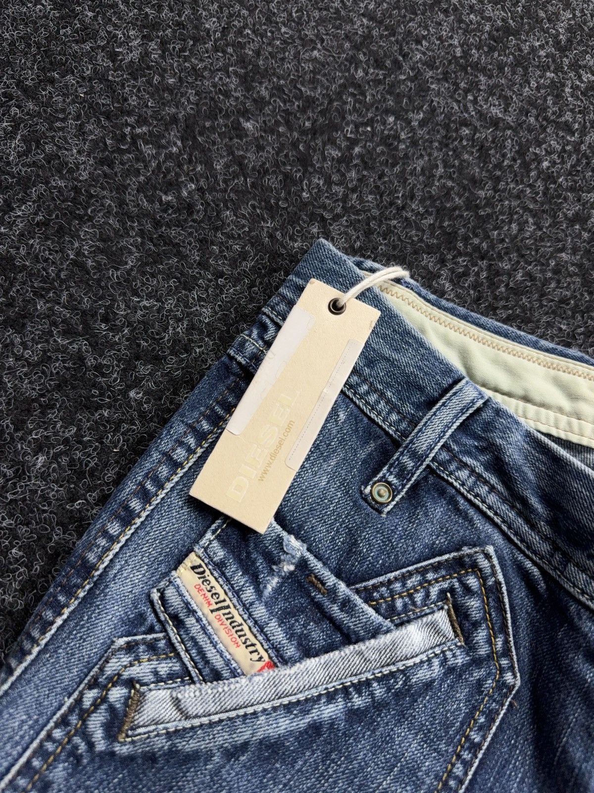Diesel NWT Luxury 00s Diesel Junnie Low Rise Retro Rock Jeans Y2K Size 25" / US 0 / IT 36 - 9 Thumbnail