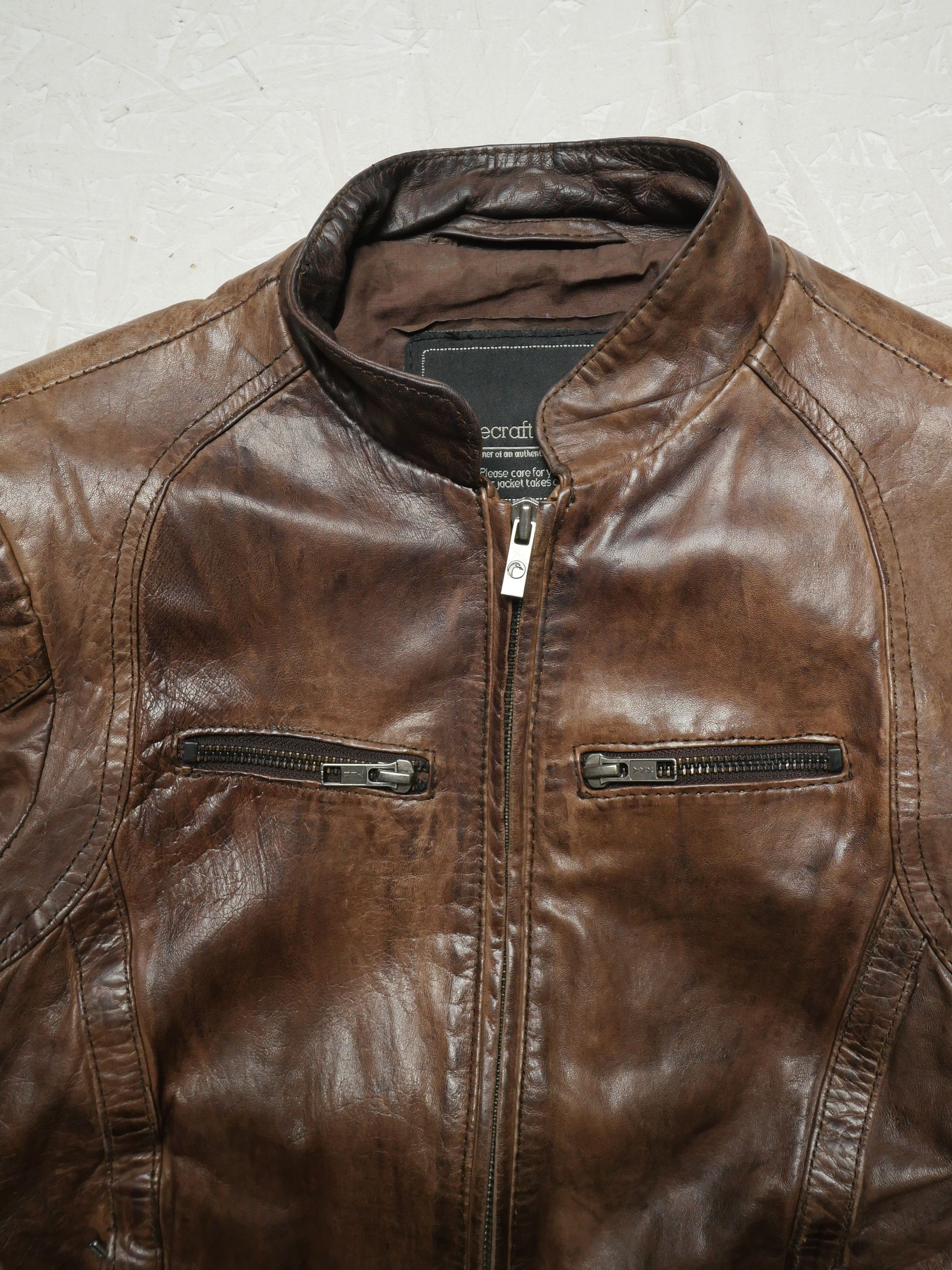GOOSECRAFT goosecraft biker 303 ramones leather jacket women's S Size S / US 4 / IT 40 - 5 Thumbnail