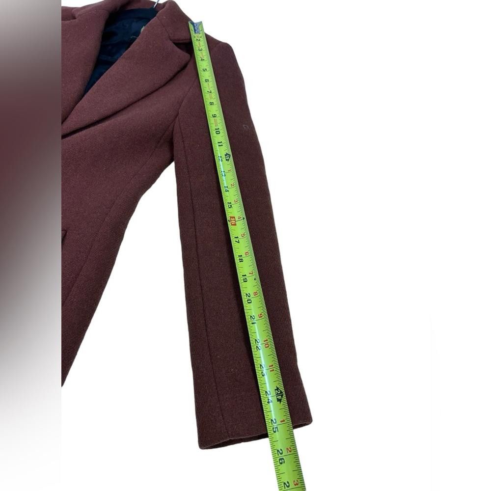 Designer House of Harlow 1960 l Brown Wool Blend Long Peacoat XS Size XS / US 0-2 / IT 36-38 - 5 Thumbnail
