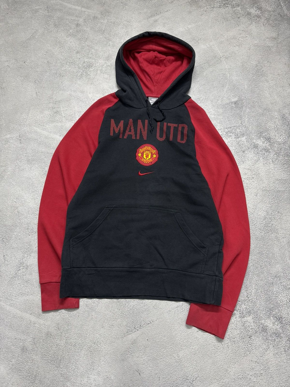 Nike Vintage Y2K Nike Manchester United Big Swoosh Hoodie 00’s Size US S / EU 44-46 / 1 - 2 Thumbnail