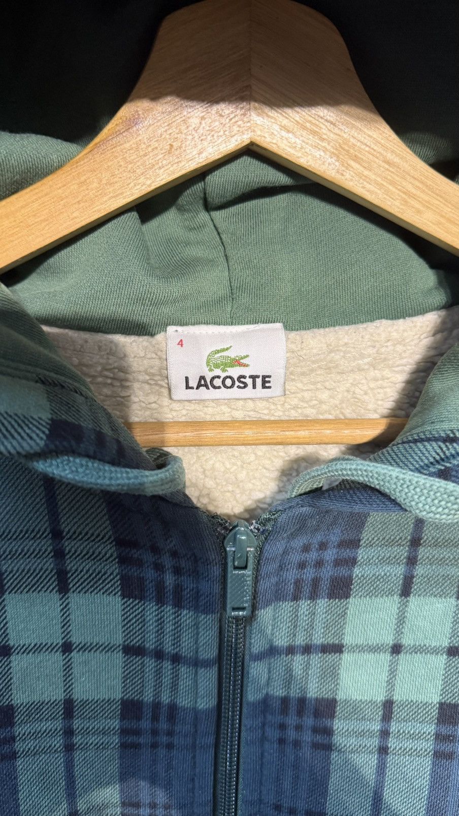 Lacoste LACOSTE 4 WINTER HOODED JUMPER PLAID Size US M / EU 48-50 / 2 - 5 Thumbnail