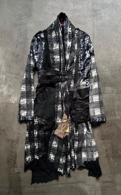 Other TT by SHOHEI TAKAMIYA Patchwork Leather Coat Size US M / EU 48-50 / 2 - 1 Thumbnail