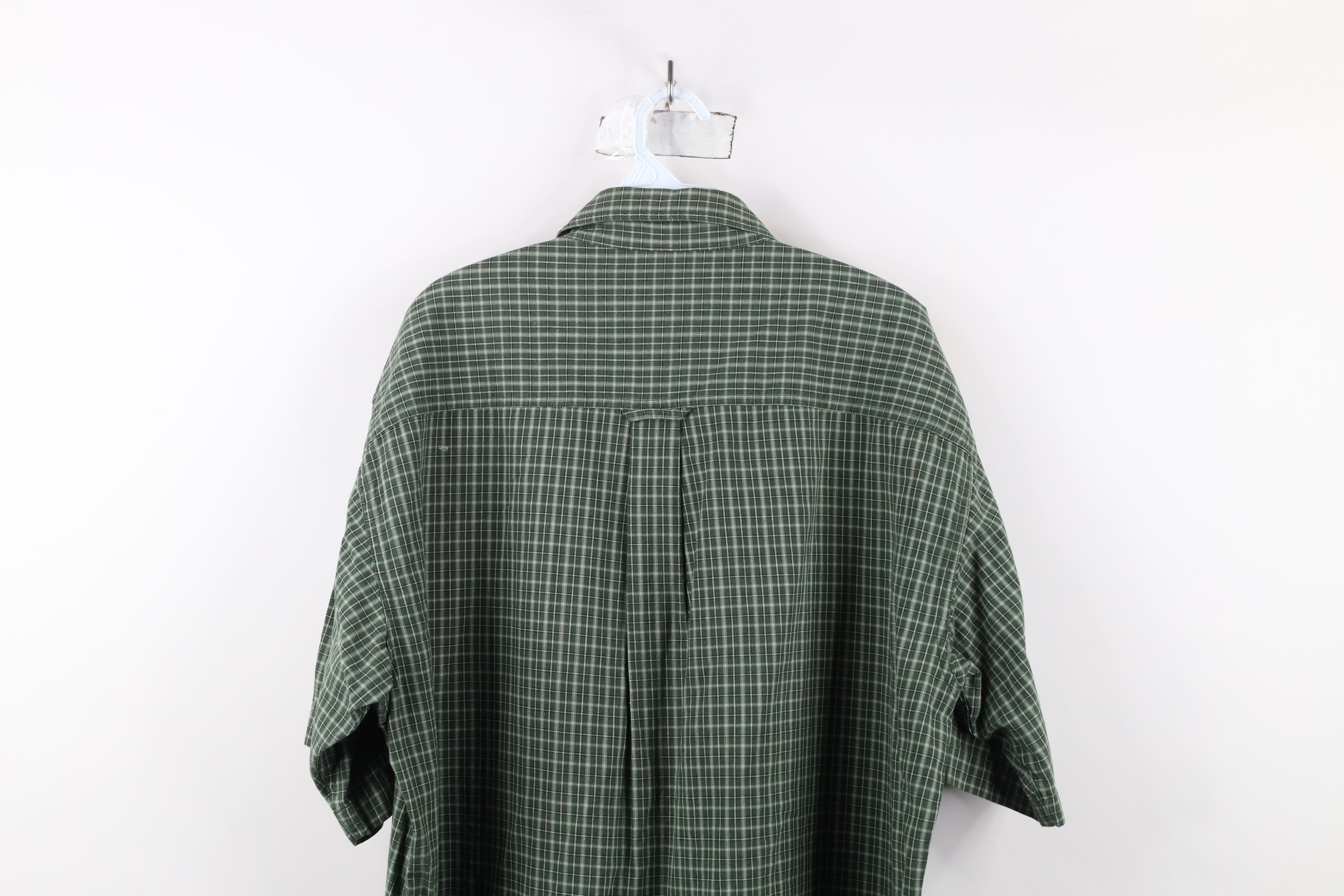 Cabelas × Vintage Vintage Cabelas Short Sleeve Collared Button Shirt Plaid Size US L / EU 52-54 / 3 - 11 Thumbnail