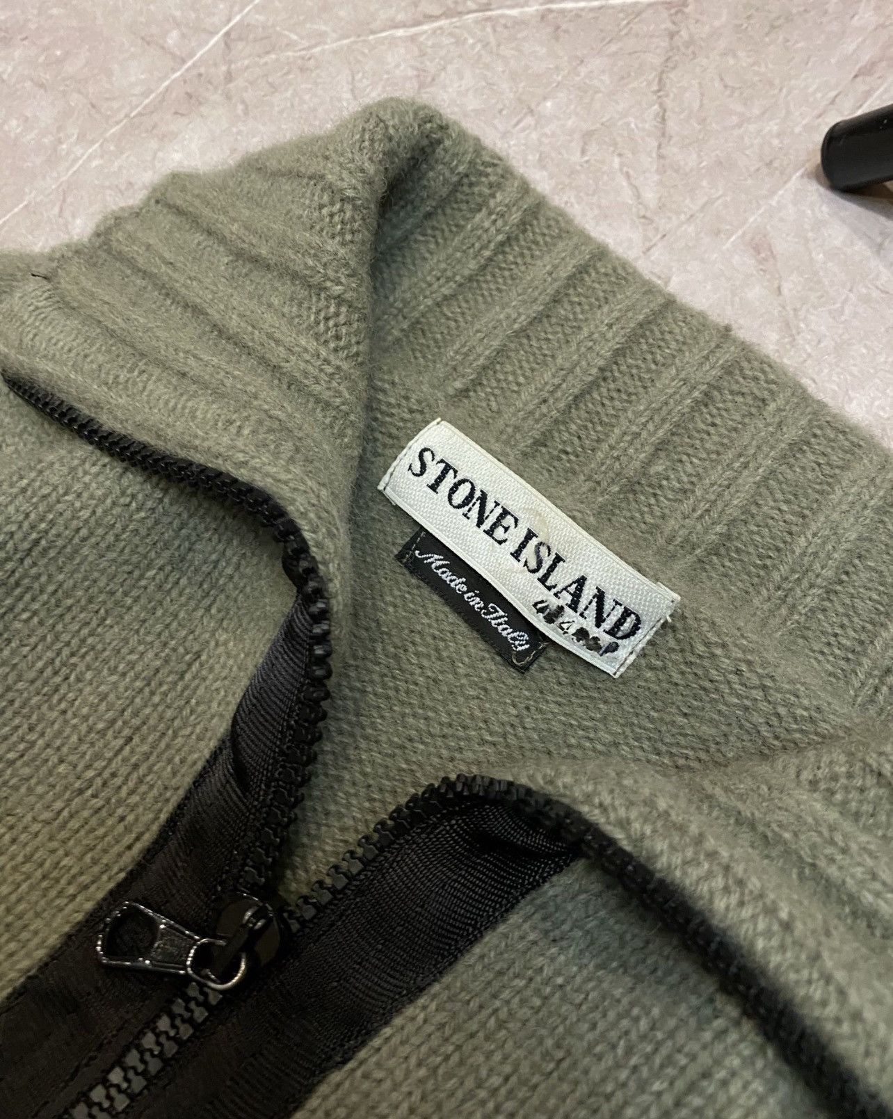 Stone Island × Vintage Stone island Knitwear sweatshirt Size US M / EU 48-50 / 2 - 5 Thumbnail