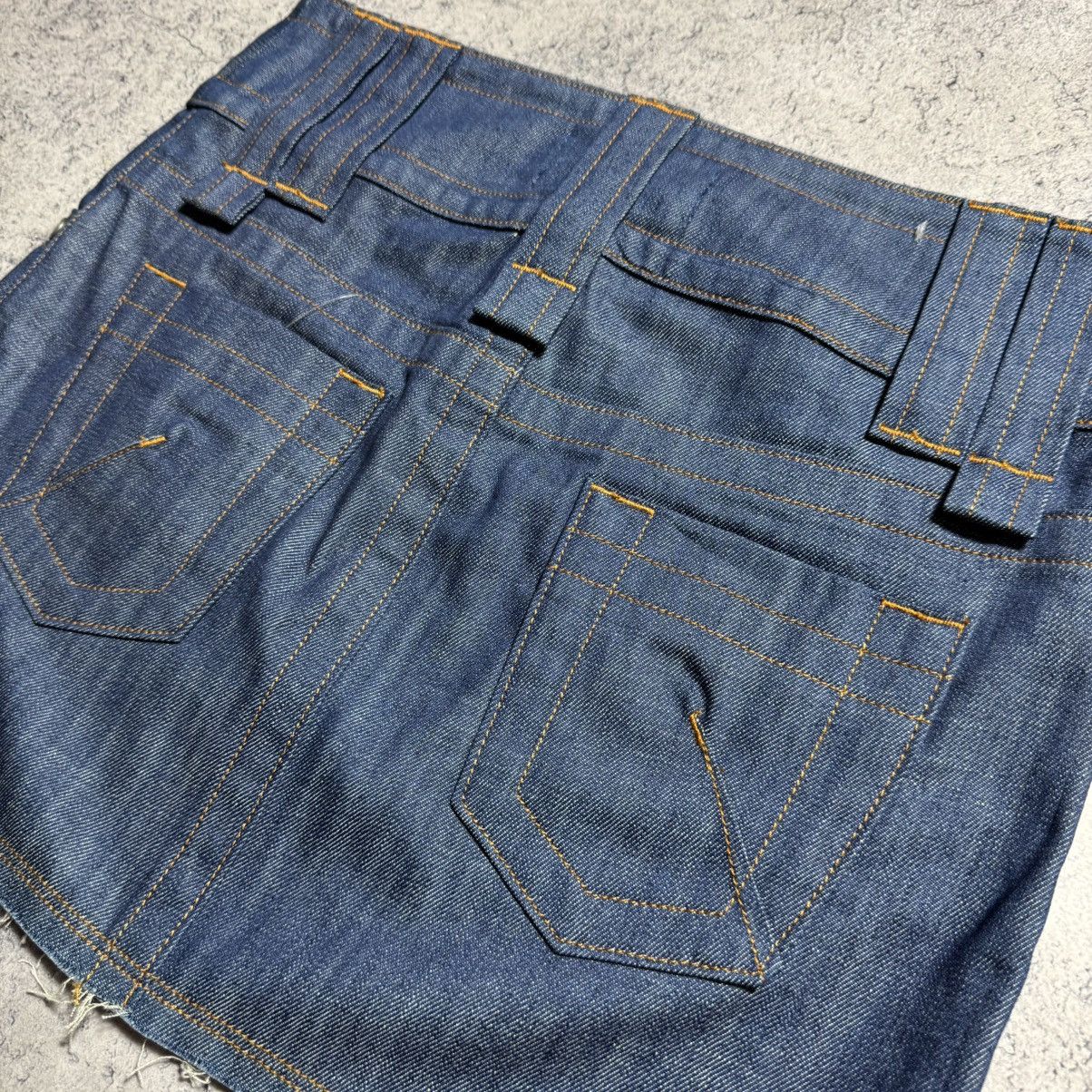 John Galliano NEW Galliano Y2K 00s Mini Skirt Size 26" / US 2 / IT 38 - 4 Thumbnail