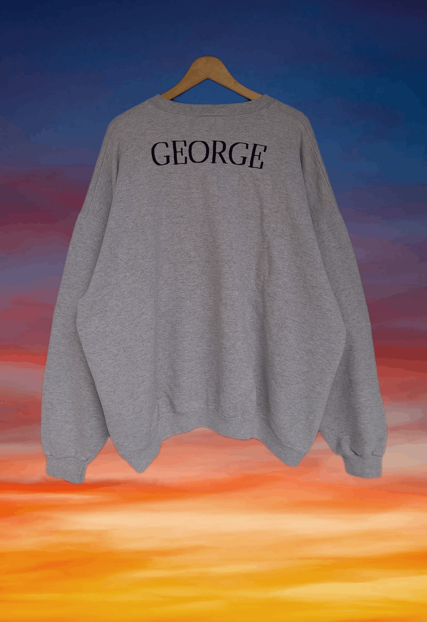 Rap Tees × Vintage Vintage streetwear 90s GEORGE Embroidery logo Sweatshirt Size US XXL / EU 58 / 5 - 1 Thumbnail