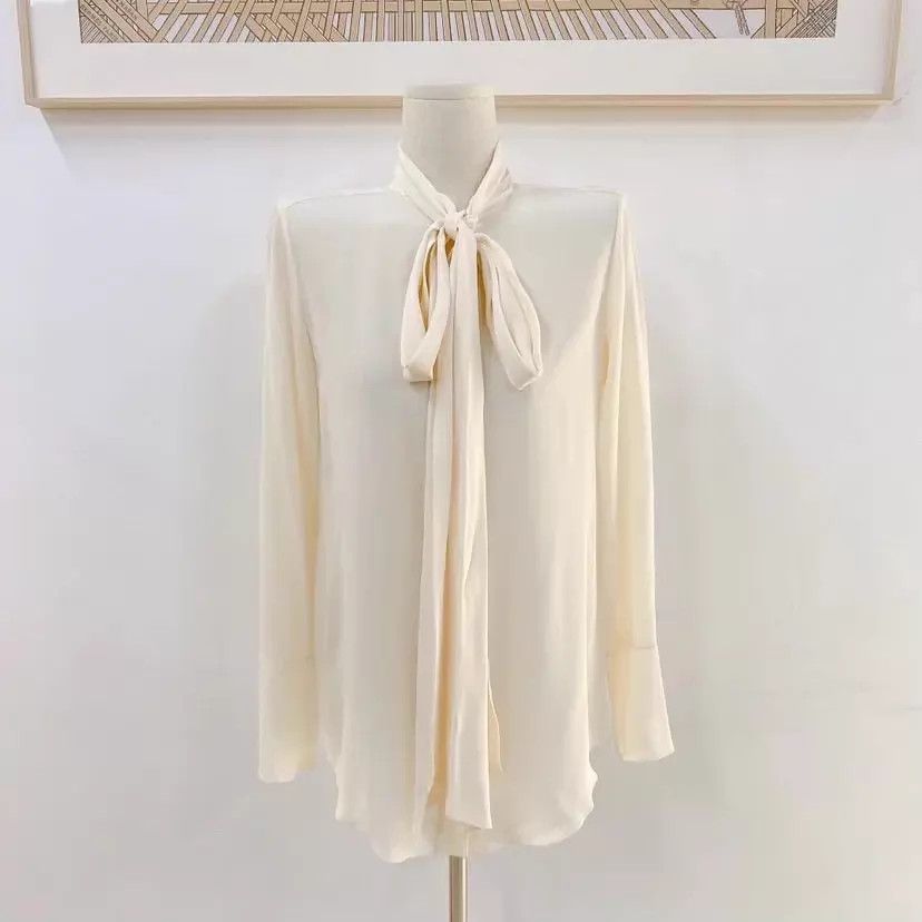 Chloe Chloe White Top 36 Pre-Owned Size XS / US 0-2 / IT 36-38 - 2 Thumbnail