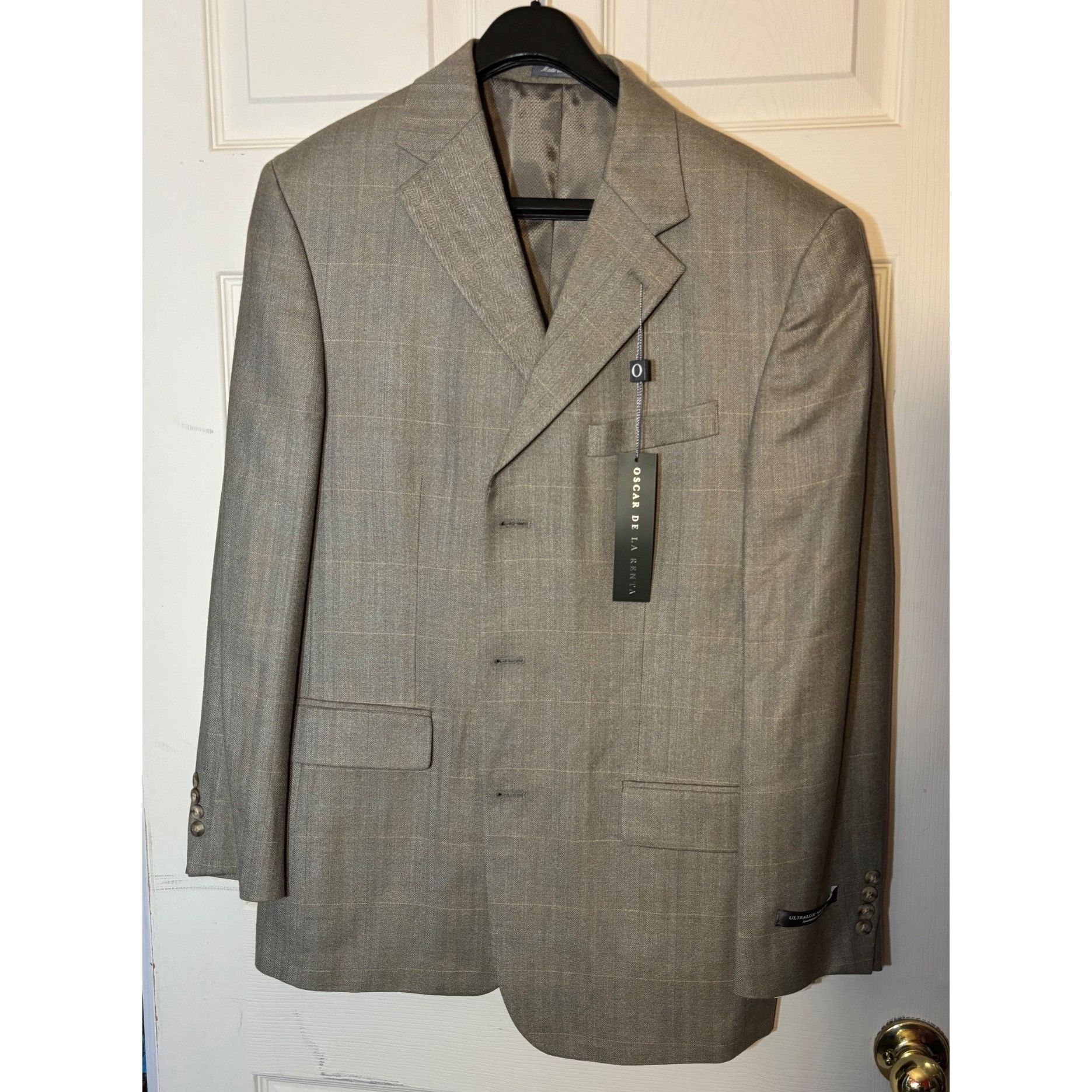 Oscar De La Renta Oscar de la Renta Men’s Blazer – Size 40R – Classic Wool - N Size 40R - 1 Thumbnail