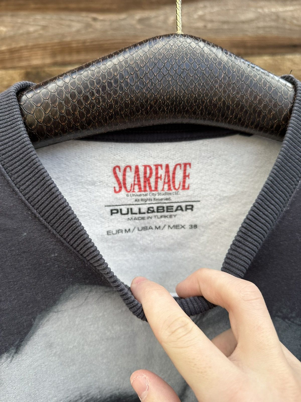 Vintage Scarface Tony Montana Over Print Sweatshirt Y2K Scream Size US M / EU 48-50 / 2 - 3 Thumbnail
