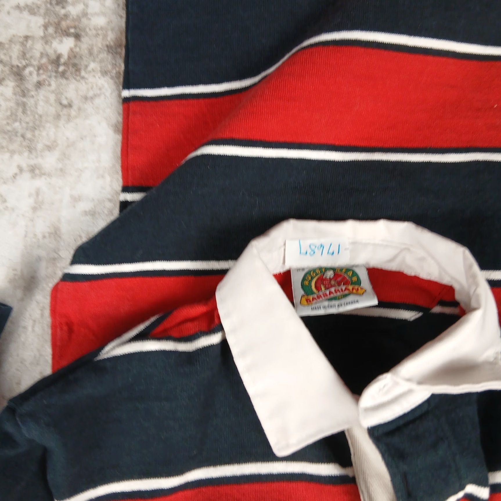 Barbarian **Red Black Striped Barbarian Rugby Polo Shirt Mens XS** User: Red Black Striped Barbarian Rugby Polo Shirt Mens XS Size US XS / EU 42 / 0 - 8 Thumbnail