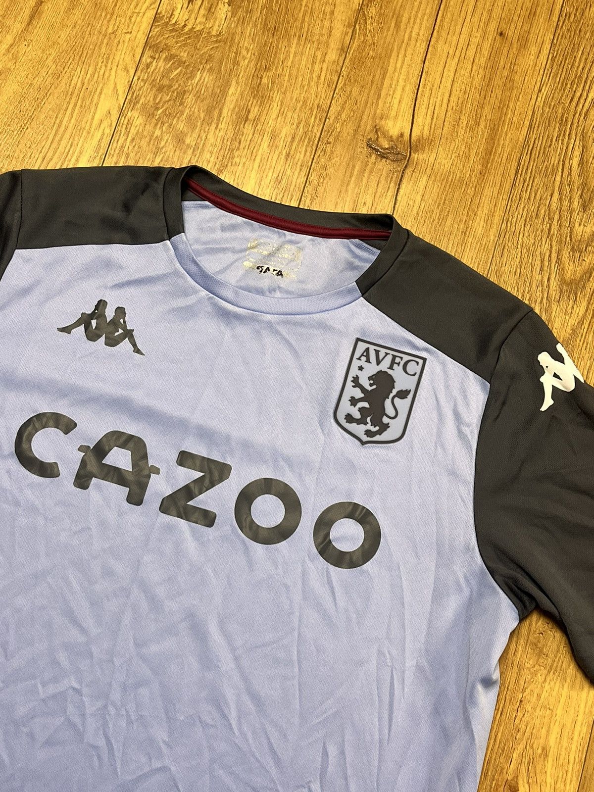 Kappa 2021-22 Aston Villa FC AVFC Training Soccer Jersey Size US L / EU 52-54 / 3 - 3 Thumbnail