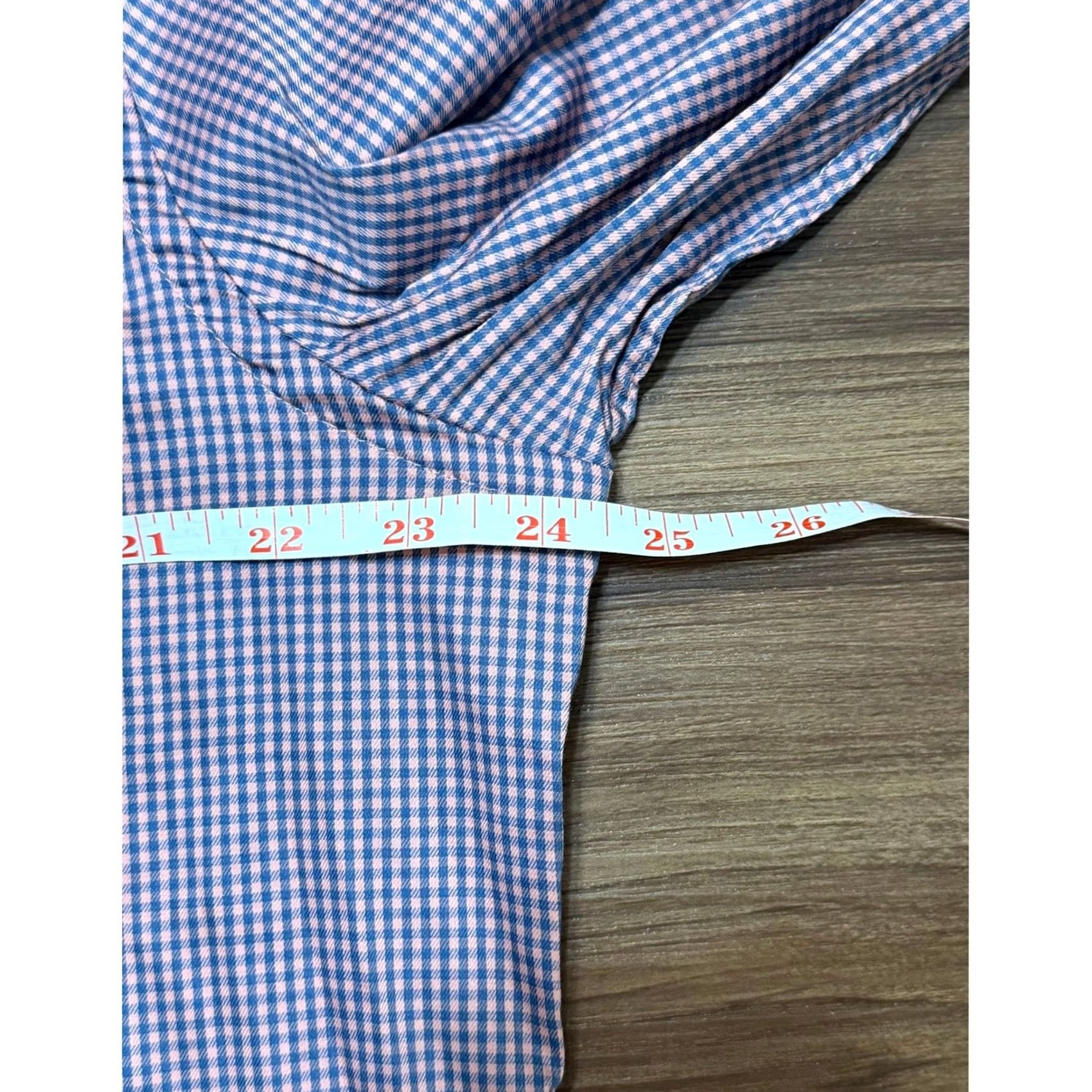 Faherty Faherty Reserve The Movement Shirt Sz XL Blue Pink Gingham Button Down Stretch Size US XL / EU 56 / 4 - 7 Thumbnail