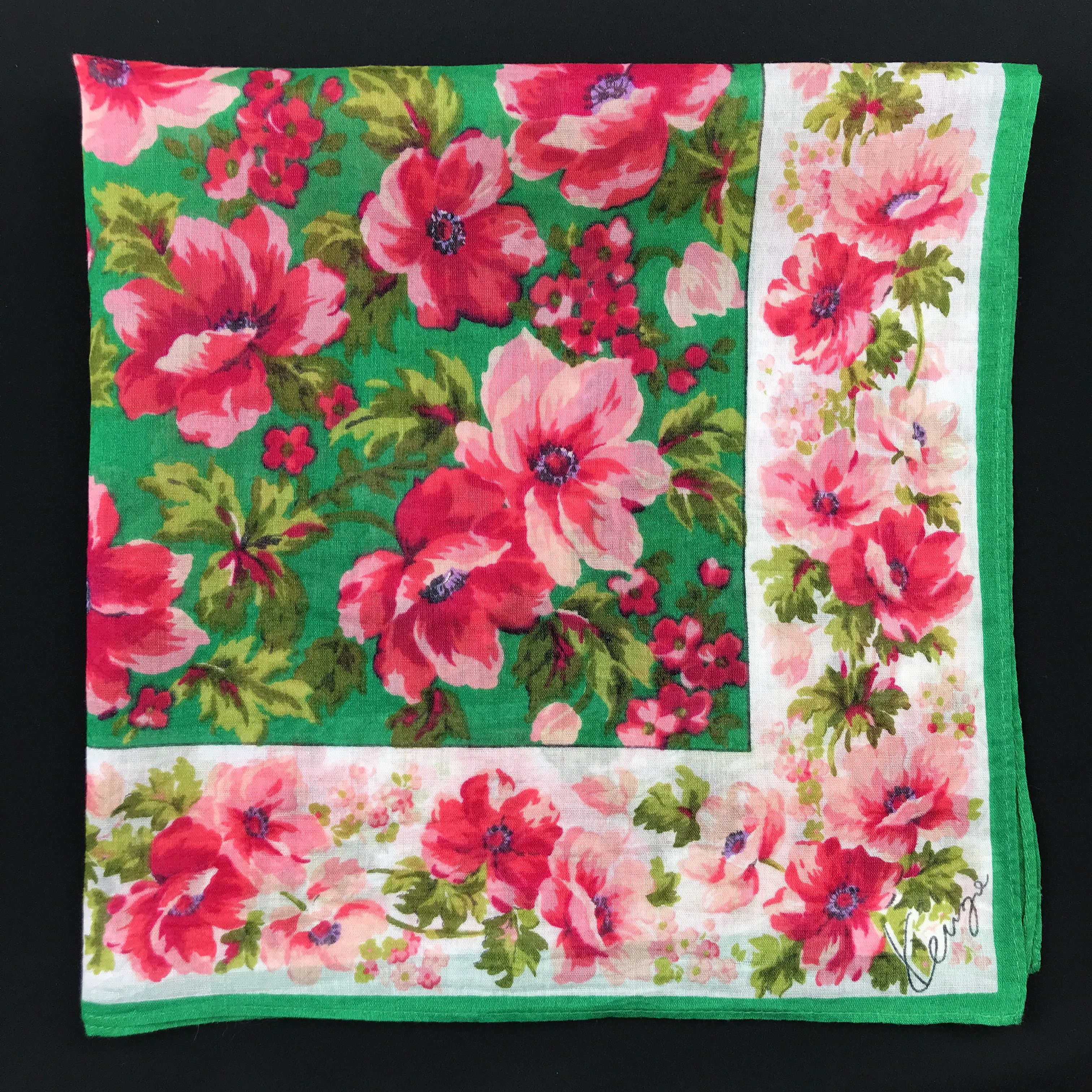 Japanese Brand × Kenzo × Vintage Vintage Kenzo Bandana Neckerchief Handkerchief Size ONE SIZE - 2 Thumbnail