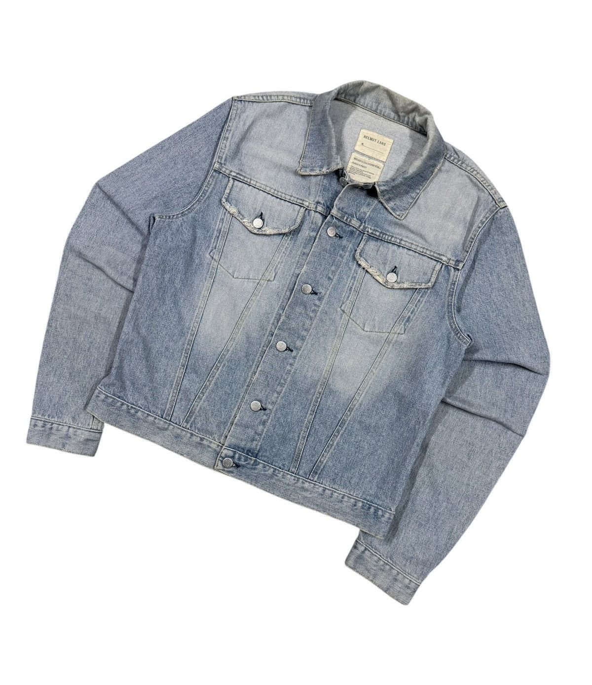 Helmut Lang Archive🔥2004 Helmut Lang Clean Broken Denim Classic 2 Pocket Size US M / EU 48-50 / 2 - 6 Thumbnail