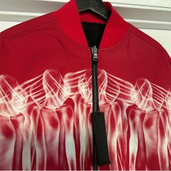 Other Shalaj Illusion Reversible Black Skeleton Bomber Jacket Size US L / EU 52-54 / 3 - 7 Thumbnail