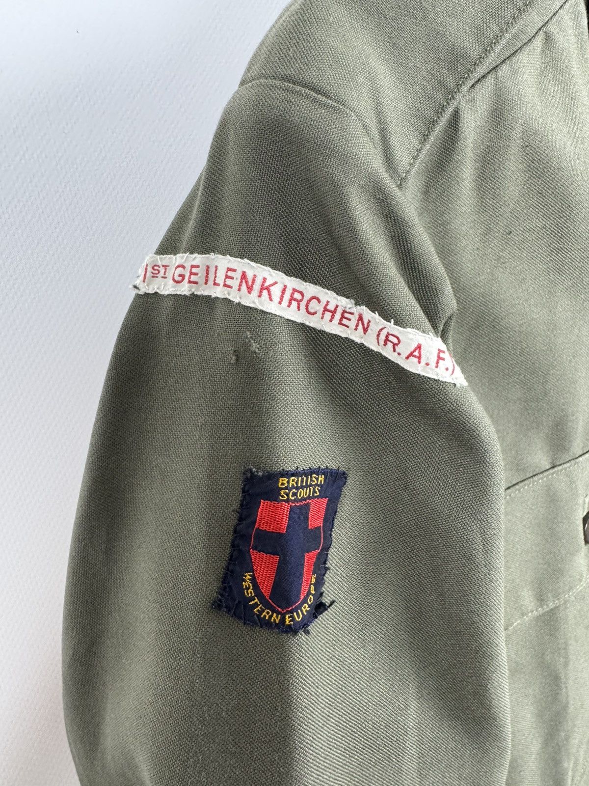 Vintage W. Merk Mössingen vintage military shirt British Scouts Size US M / EU 48-50 / 2 - 4 Thumbnail