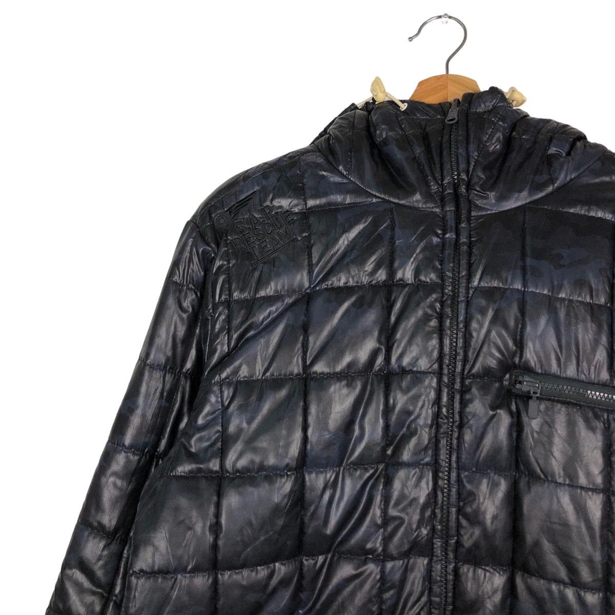 Avirex 🔥Rich Black Reversible Jacket Avirex Varsity Light Puffer Size US XL / EU 56 / 4 - 20 Thumbnail