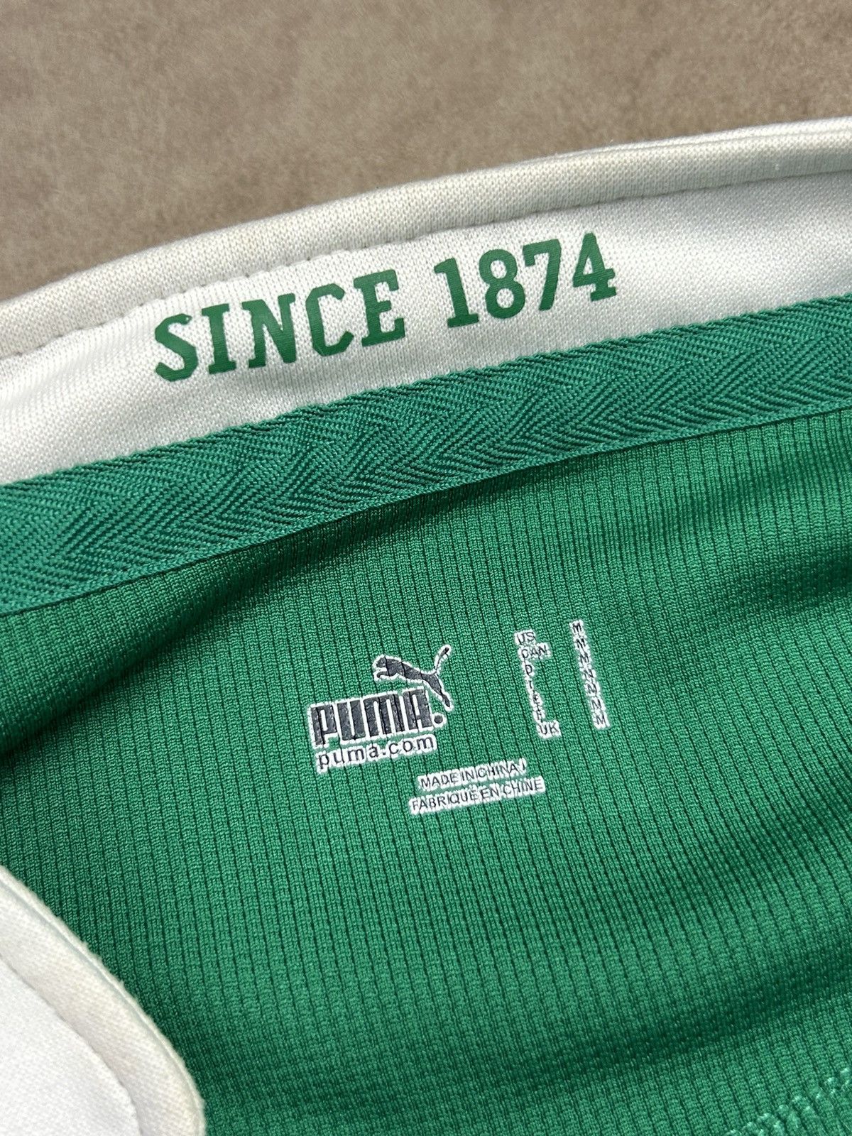 Puma Ireland 2010 Puma Rugby Jersey Shirt Short Sleeve Size US M / EU 48-50 / 2 - 9 Thumbnail