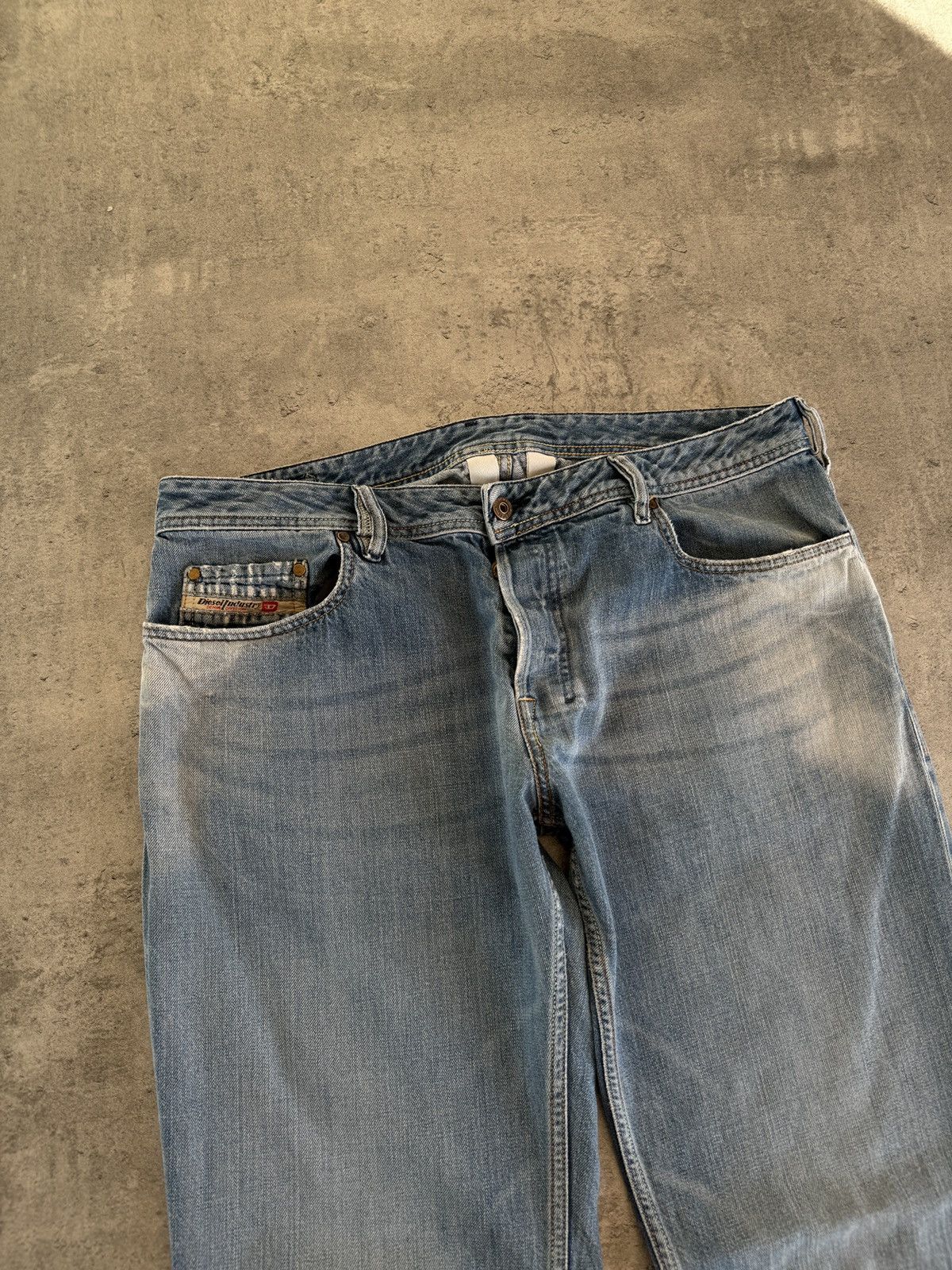 Diesel × Japanese Brand × Vintage Diesel Vintage Bootcut Baggy Jeans Denim Y2K Rap Skate blue Size US 36 / EU 52 - 7 Thumbnail