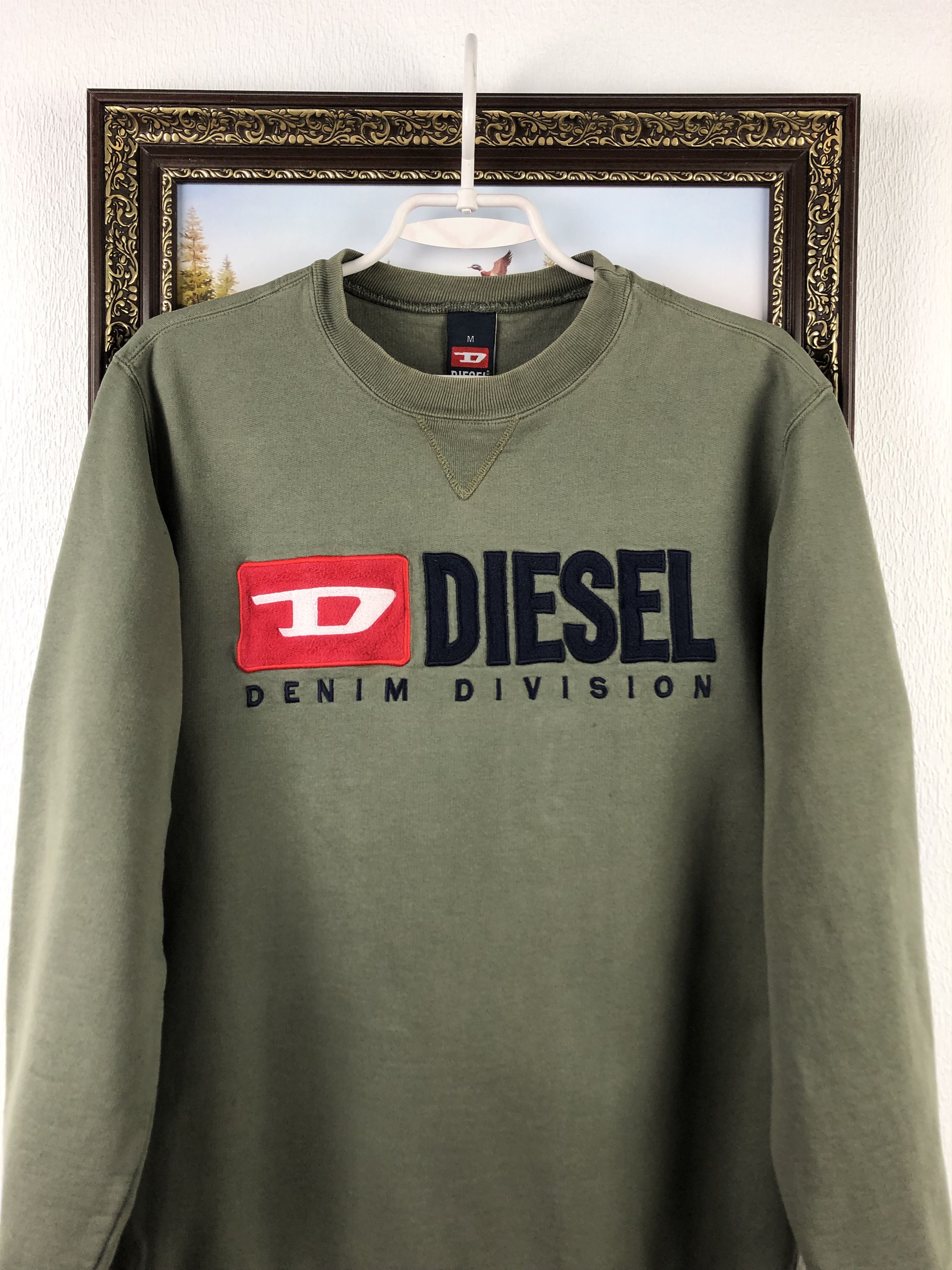 Diesel Vintage Archival Avant Garde Diesel Big Sweatshirt Crewneck Size US M / EU 48-50 / 2 - 2 Thumbnail