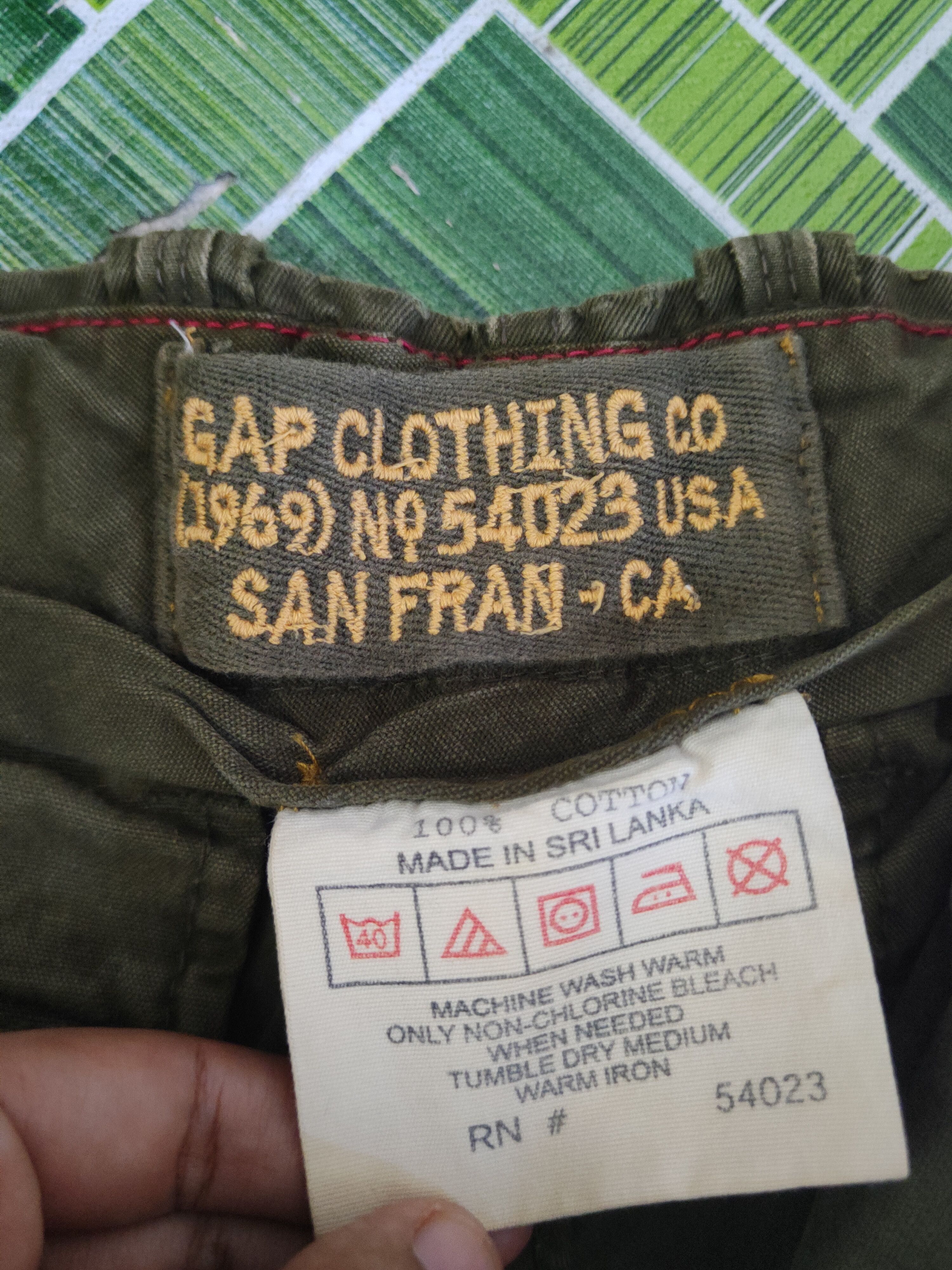 Japanese Brand DL Gap Dark Olive Multipocket Cargo Pants #2664 Size US 34 / EU 50 - 14 Thumbnail