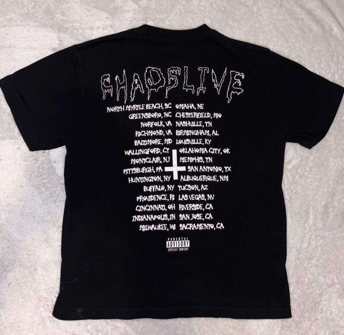 Ken Carson VERY RARE KEN CARSON A GREAT CHAOS TOUR CHAOS LIVE SHIRT Size US L / EU 52-54 / 3 - 3 Thumbnail