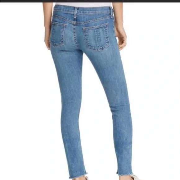 Rag & Bone Rag & Bone Ankle Skinny Jeans in Lucky Rouge Size 30" / US 8 / IT 44 - 3 Thumbnail