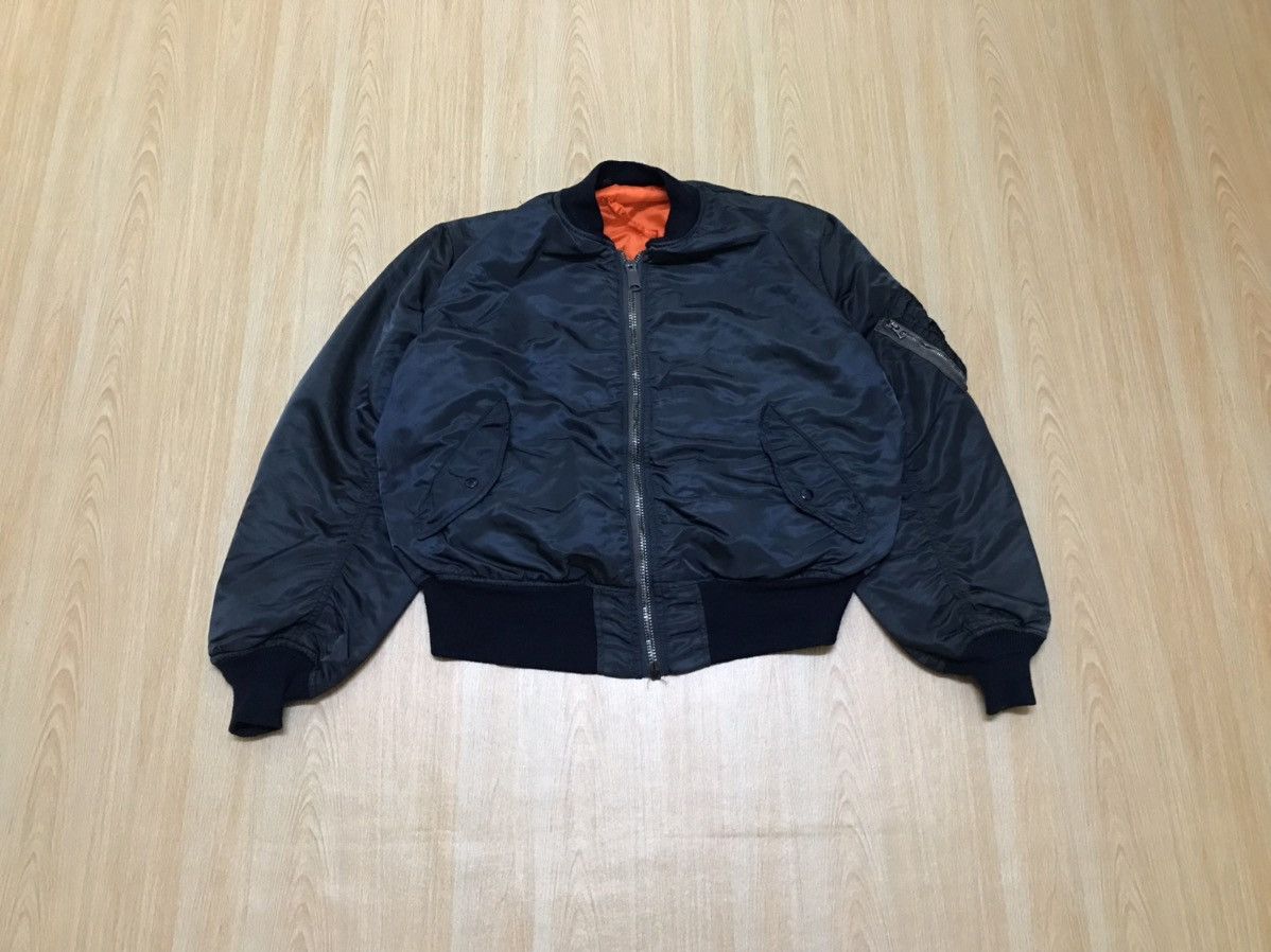 Other Vintage Military Ma1 Flyers Man USAF Bomber Jacket Size US L / EU 52-54 / 3 - 1 Thumbnail