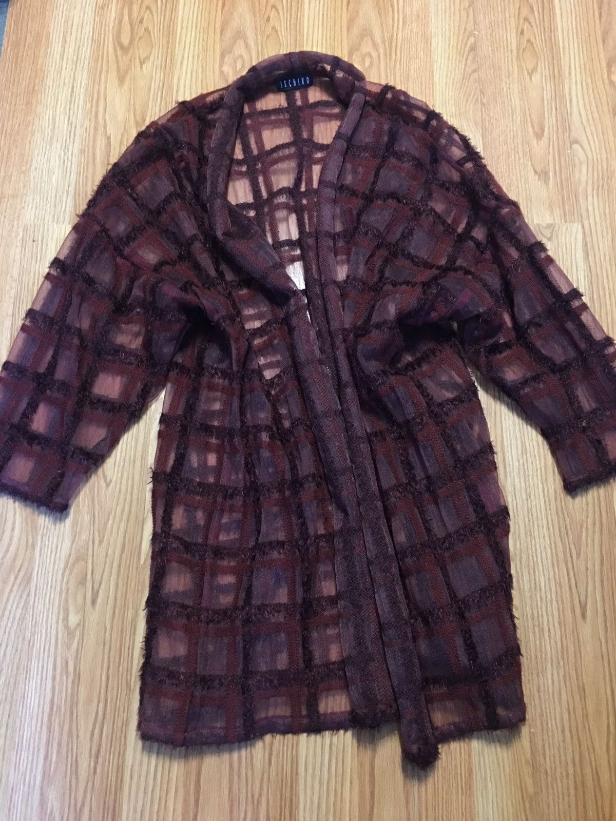 OSKA ISCHIKO by OSKA Burgundy Cardigan Tunic Size EU 40 US 10 Size L / US 10 / IT 46 - 8 Thumbnail