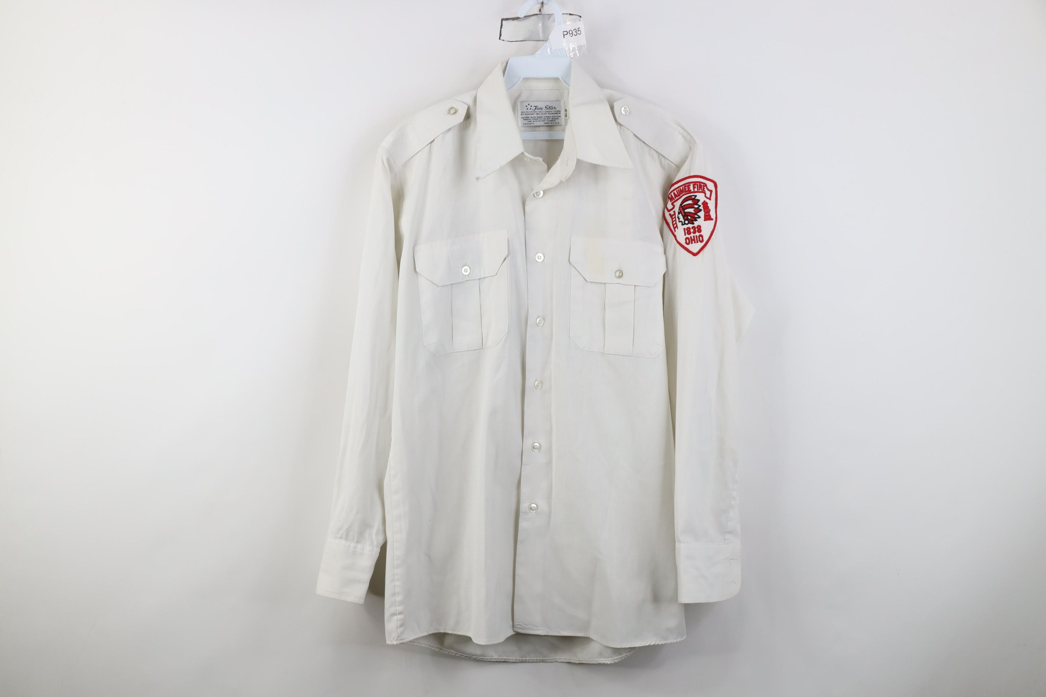 Vintage Vintage 60s 70s Maumee Fire Department Button Shirt USA Size US M / EU 48-50 / 2 - 1 Thumbnail
