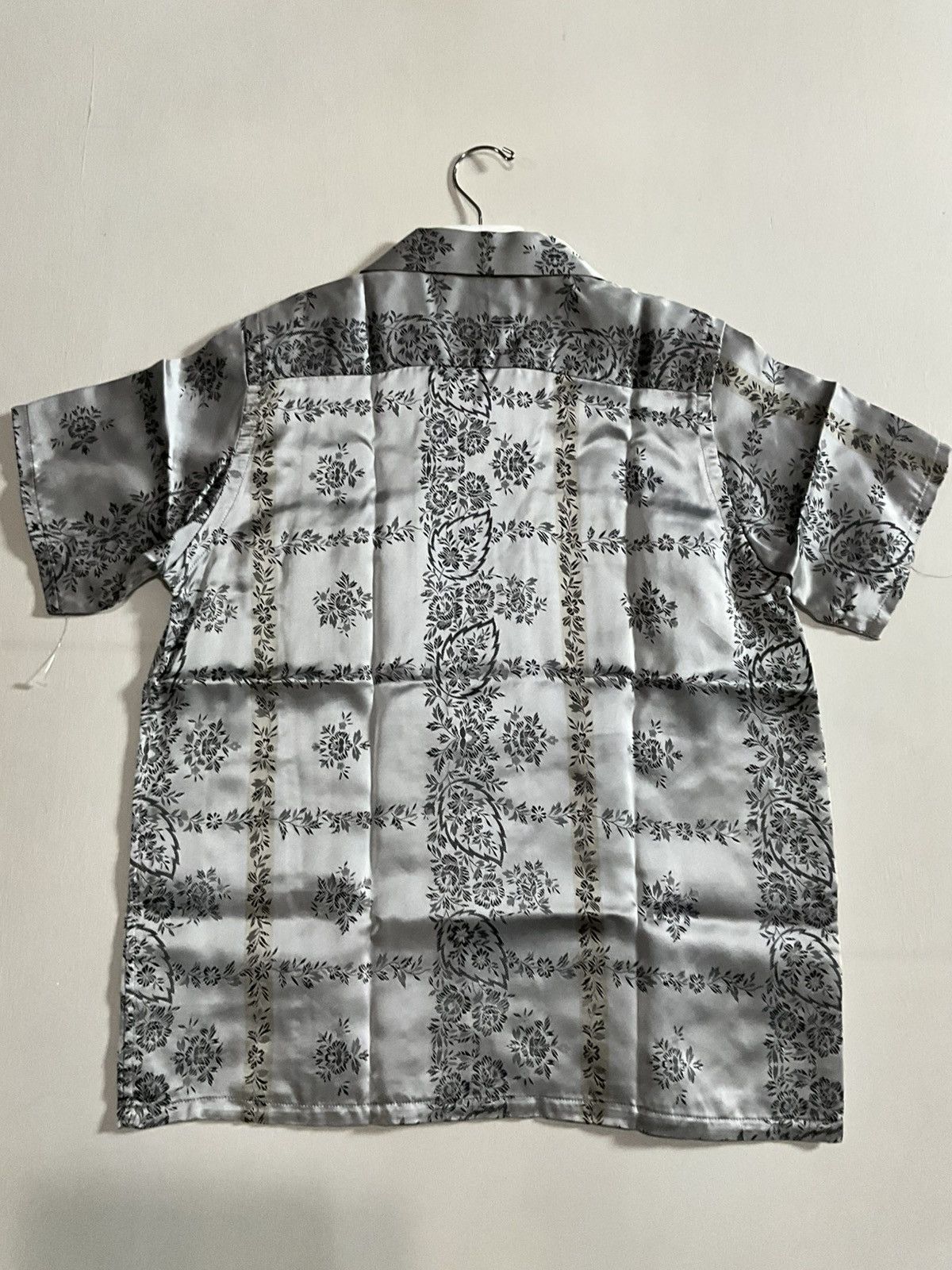 Needles Needles japan bowling floral silver oversized shirt Size US XS / EU 42 / 0 - 4 Thumbnail