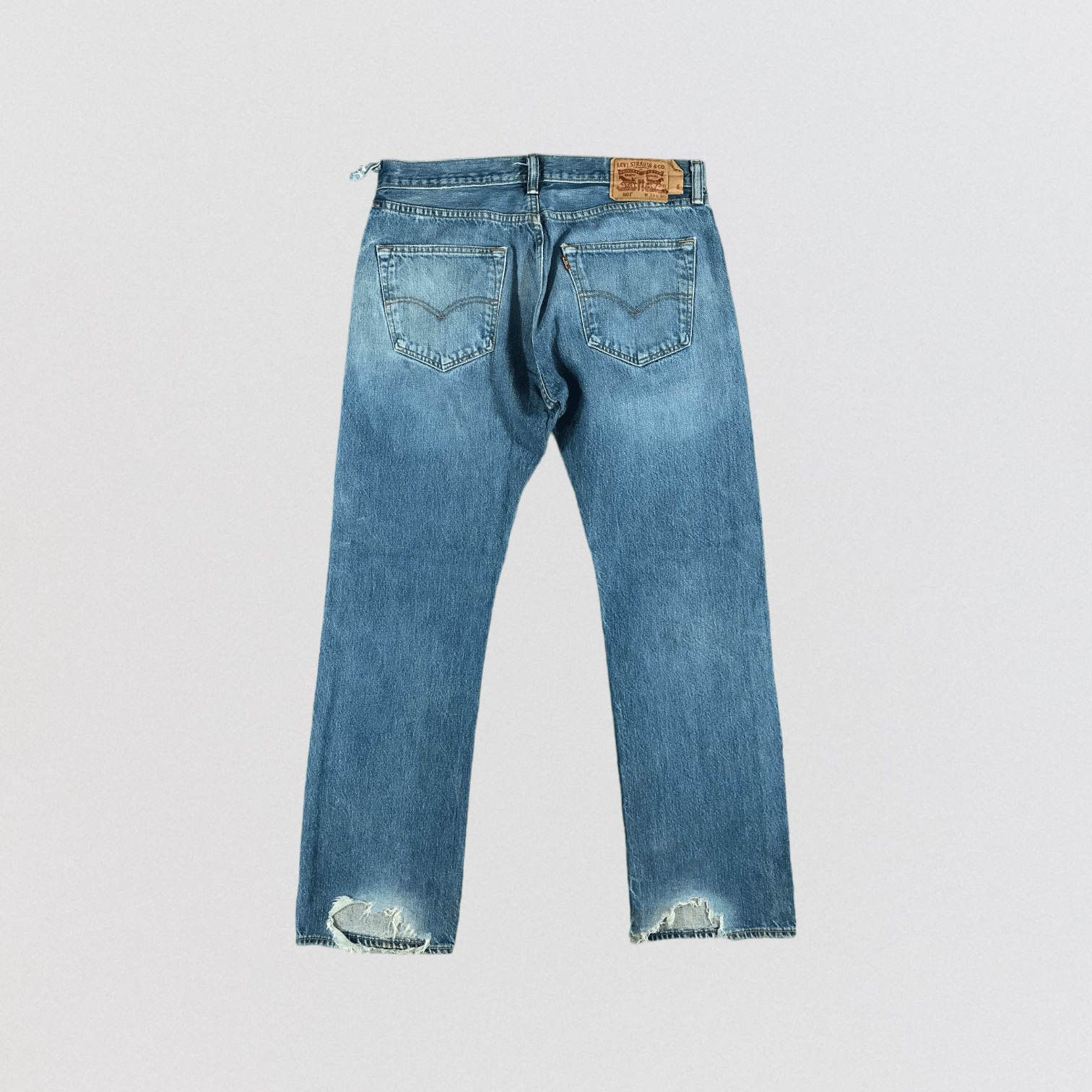 Levi's × Vintage Vintage Blue Wash Levis 501 Jeans-JM2386 Size US 34 / EU 50 - 2 Thumbnail
