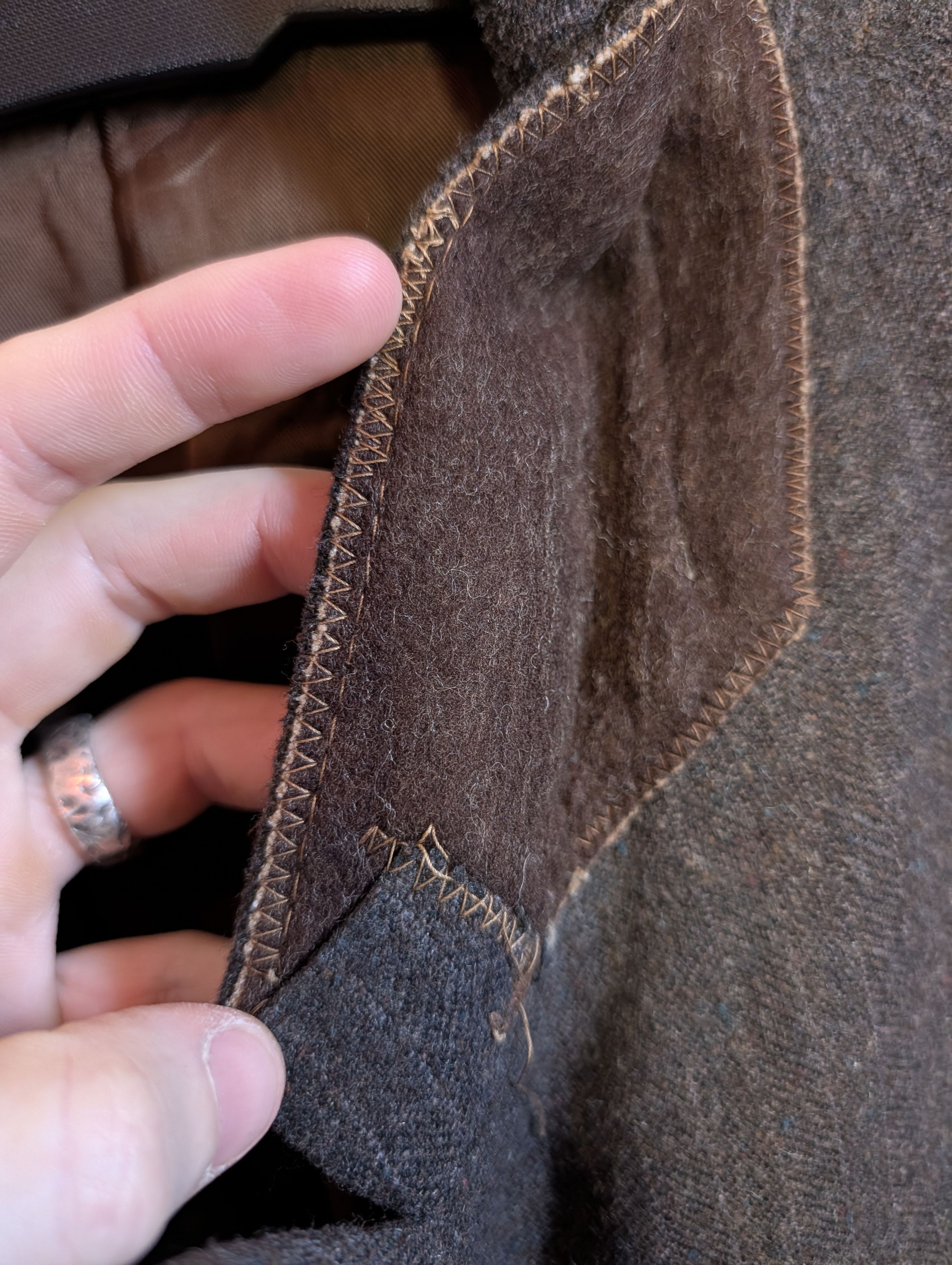 Ducati Hand tailored vintage double breasted speckled weave jacket Size 40R - 7 Thumbnail