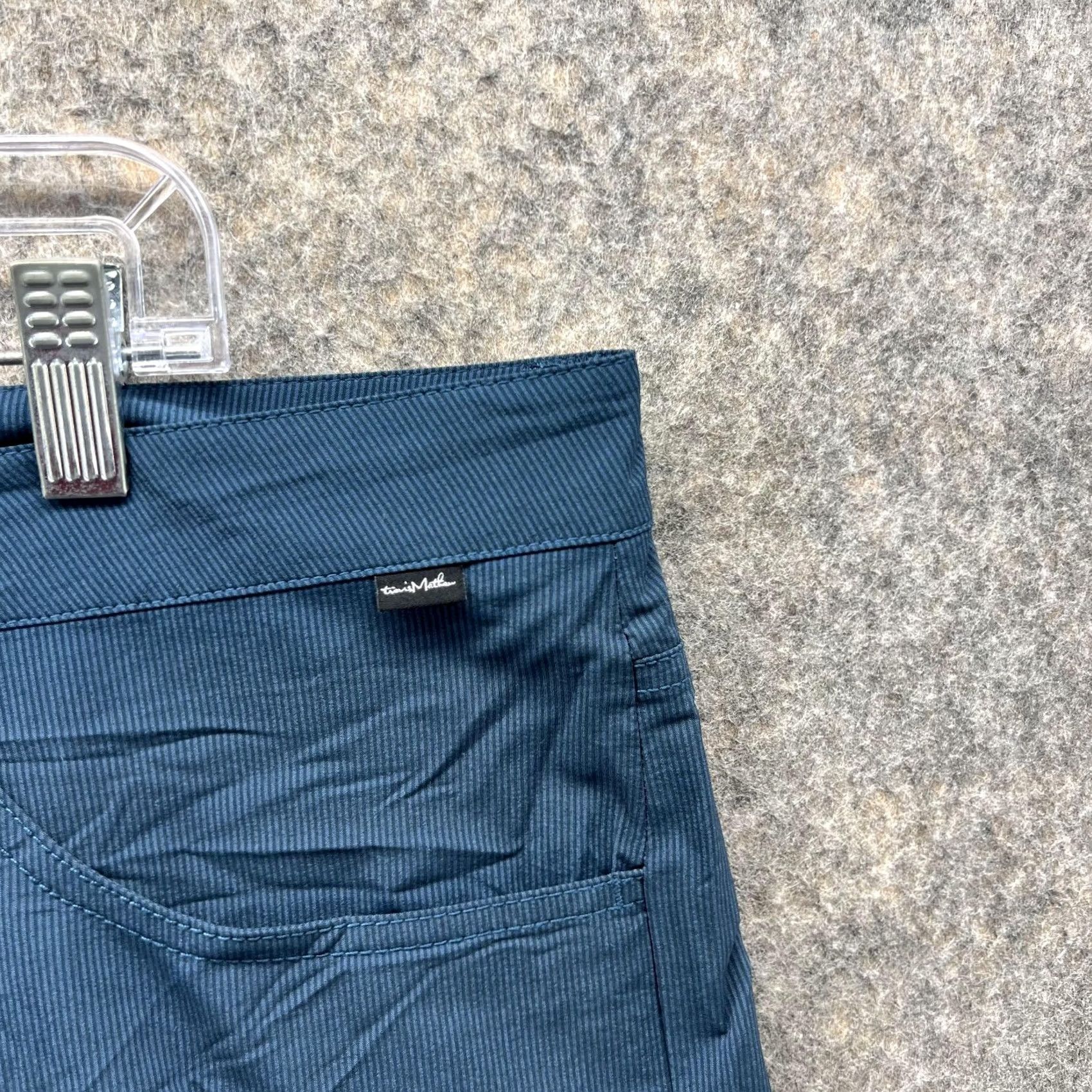 TravisMathew Travis Mathew Shorts Men 40 Blue Chino Pleated Casual Polyester Stretch Golf Size US 40 / EU 56 - 4 Thumbnail