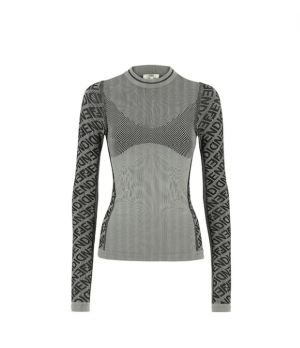 Fendi o1B3y1r0426 Ski Jumper in Gray/Black Size S / US 4 / IT 40 - 1 Preview