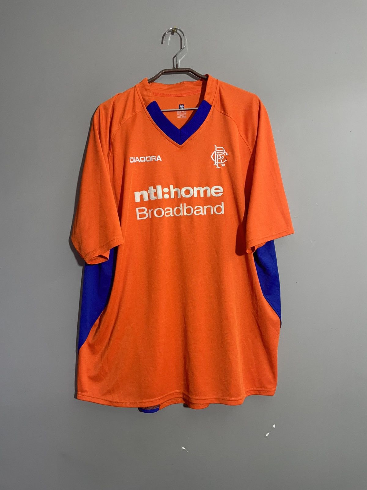 Diadora Vintage Diadora Glasgow Rangers 2002/2003 Mens jersey Size US XXL / EU 58 / 5 - 1 Thumbnail
