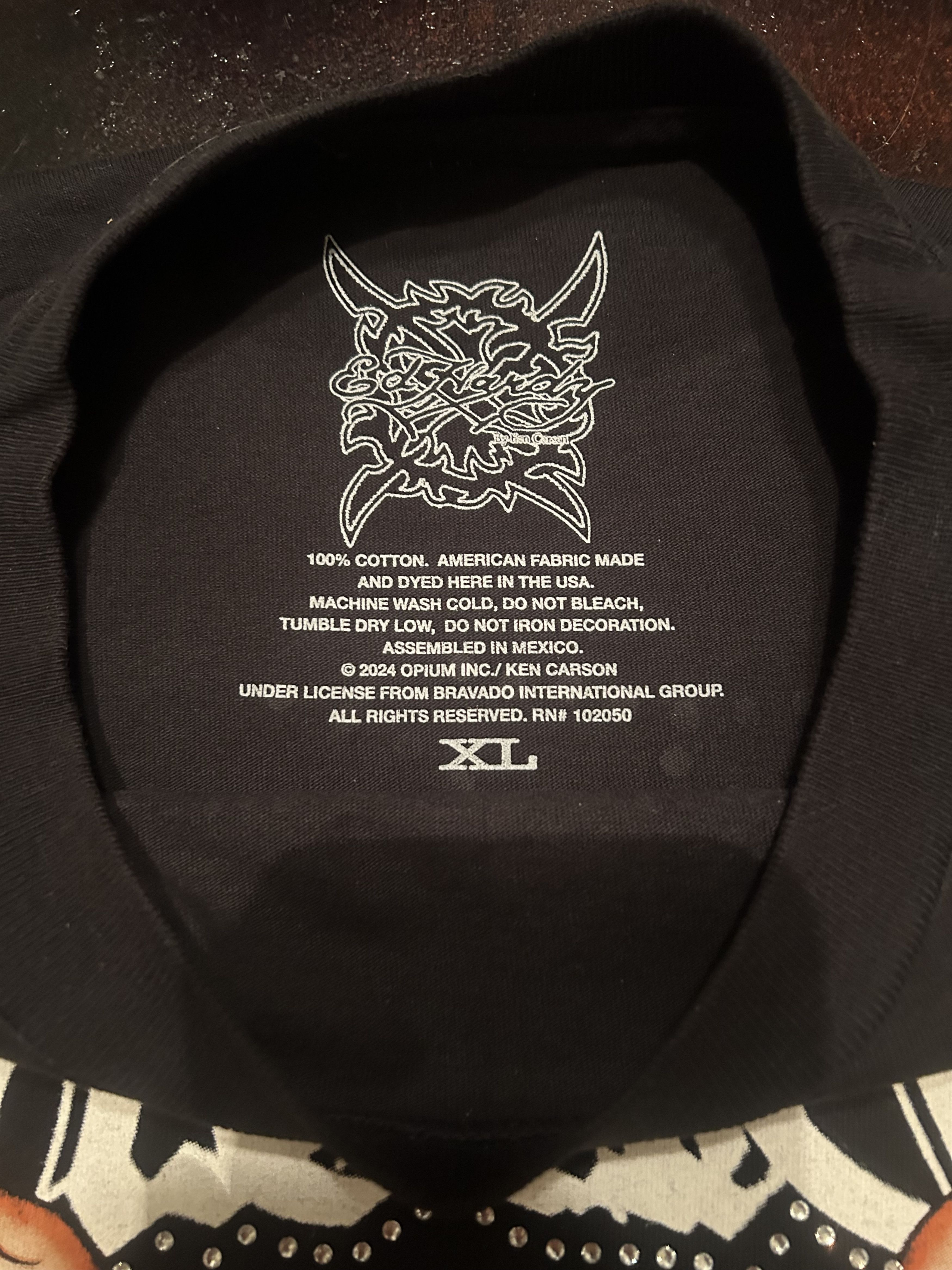 Complex × Ed Hardy × Ken Carson Ed Hardy x Ken Carson T shirt Size US XL / EU 56 / 4 - 3 Thumbnail