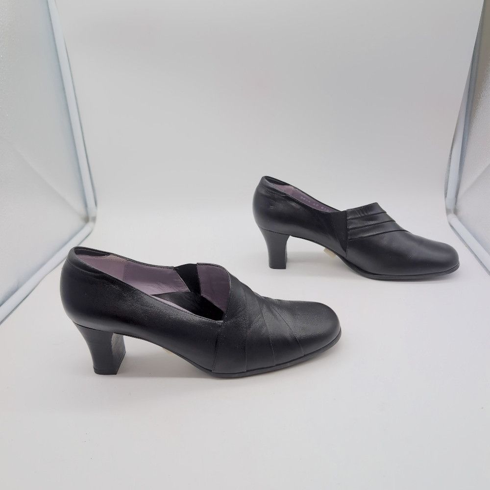Designer BeautiFeel Black Heels Sz 9 / 42 Anne 9059 Leather With Size US 9 / IT 39 - 6 Thumbnail