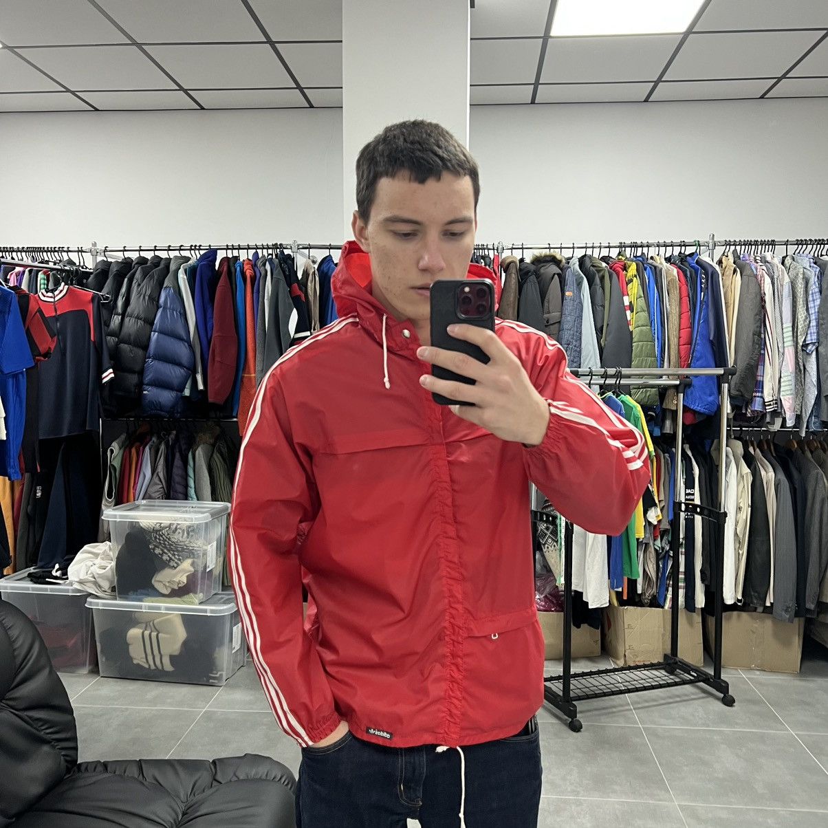 Adidas Vintage Adidas Ventex Nylon Lightweight Jacket Men Size S Size US S / EU 44-46 / 1 - 2 Thumbnail