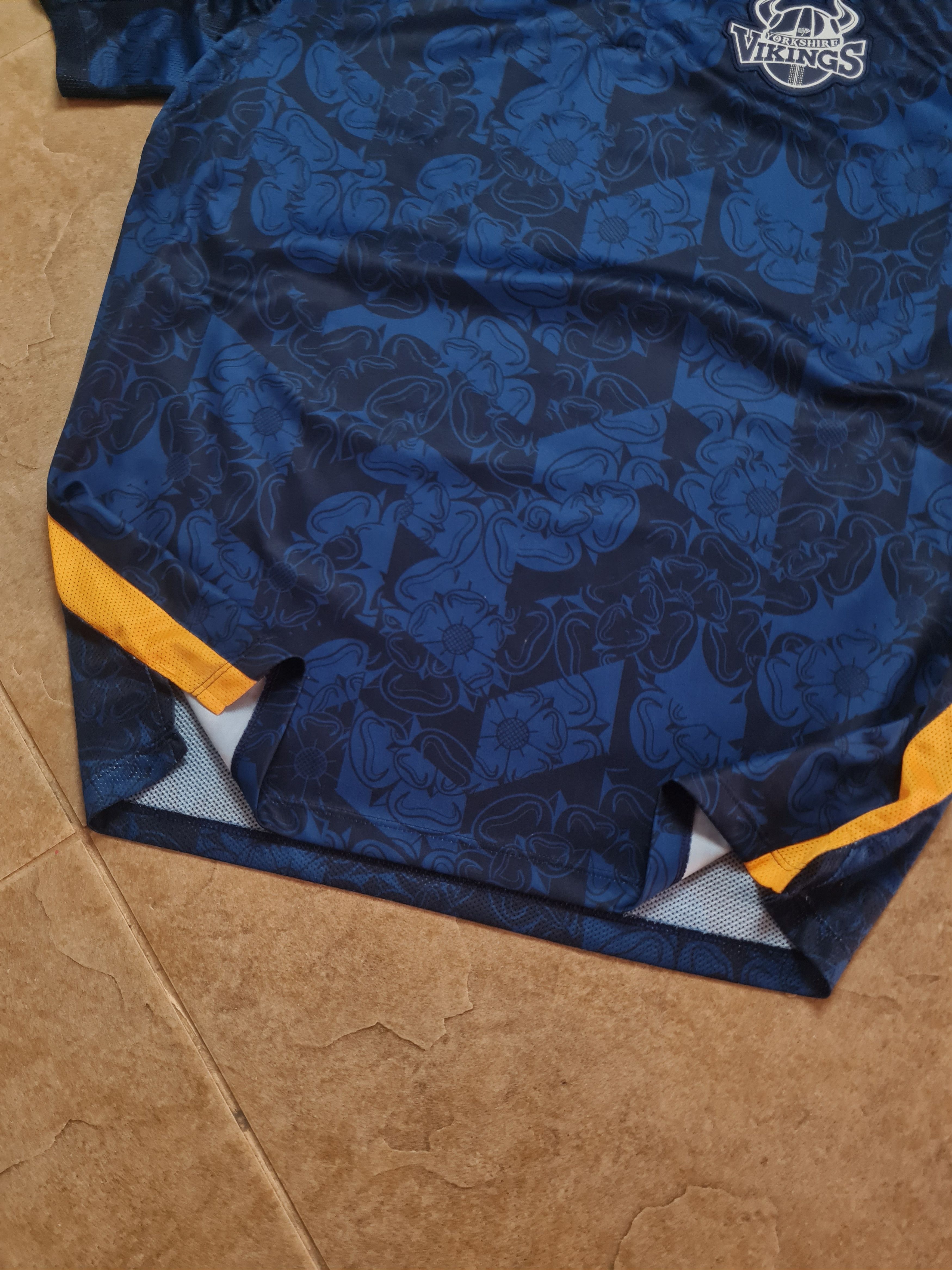 Nike Jersey Nike Cricket Dark Blue Sz L Yorkshire Vikings County Size US L / EU 52-54 / 3 - 3 Thumbnail