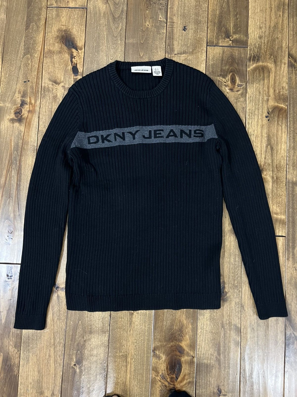 DKNY DKNY Heavy-cotton Ribbed Sweater Size US S / EU 44-46 / 1 - 1 Thumbnail