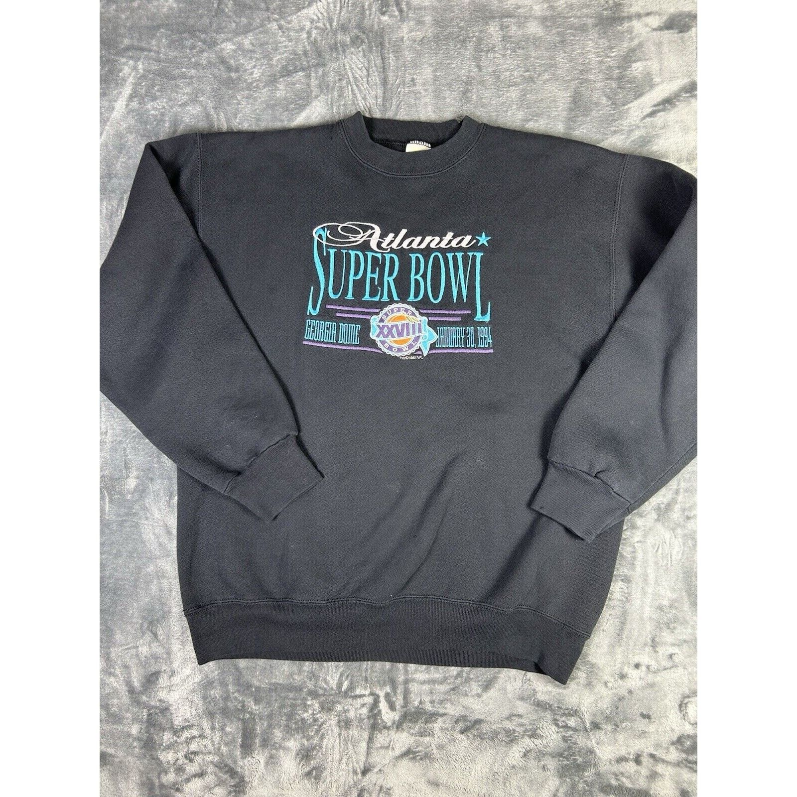 Champion Super Bowl XXVIII Atlanta Super Bowl Georgia Dome Crew Neck Size US L / EU 52-54 / 3 - 1 Thumbnail