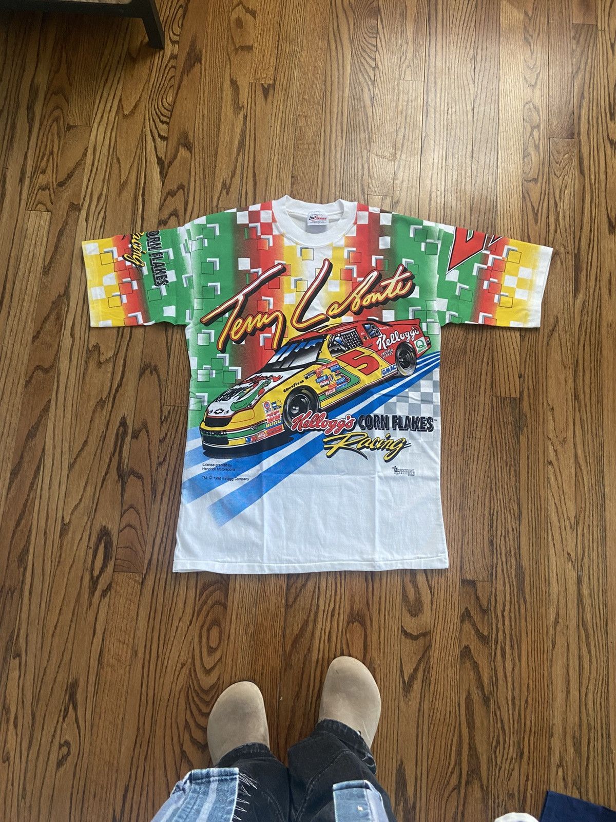 Chase Authentics Vintage nascar terry labonte kellogs aop shirt Size US L / EU 52-54 / 3 - 1 Thumbnail