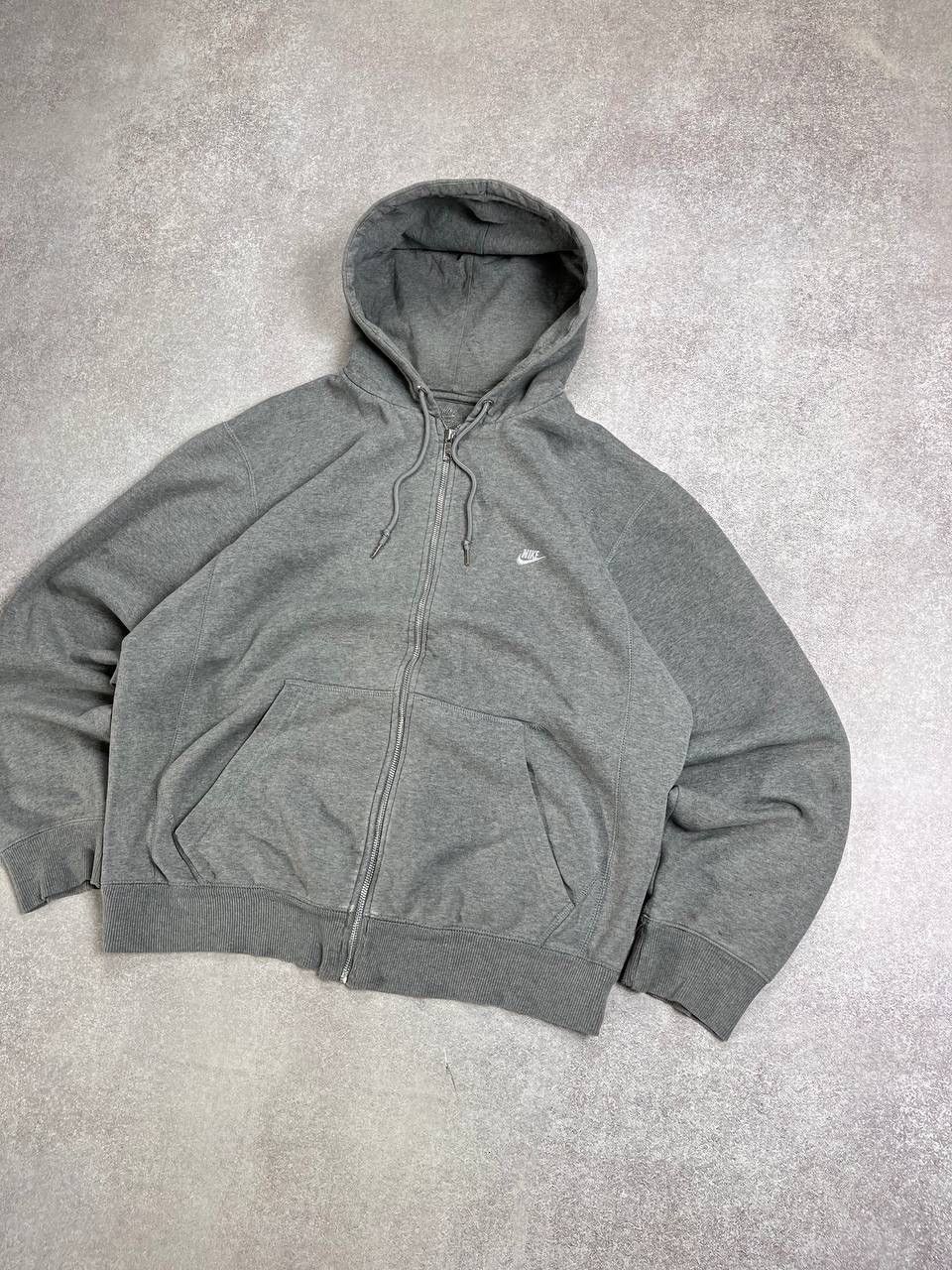Nike Vintage Nike Swoosh Boxy Zip Hoodie Y2K L Size US L / EU 52-54 / 3 - 2 Thumbnail